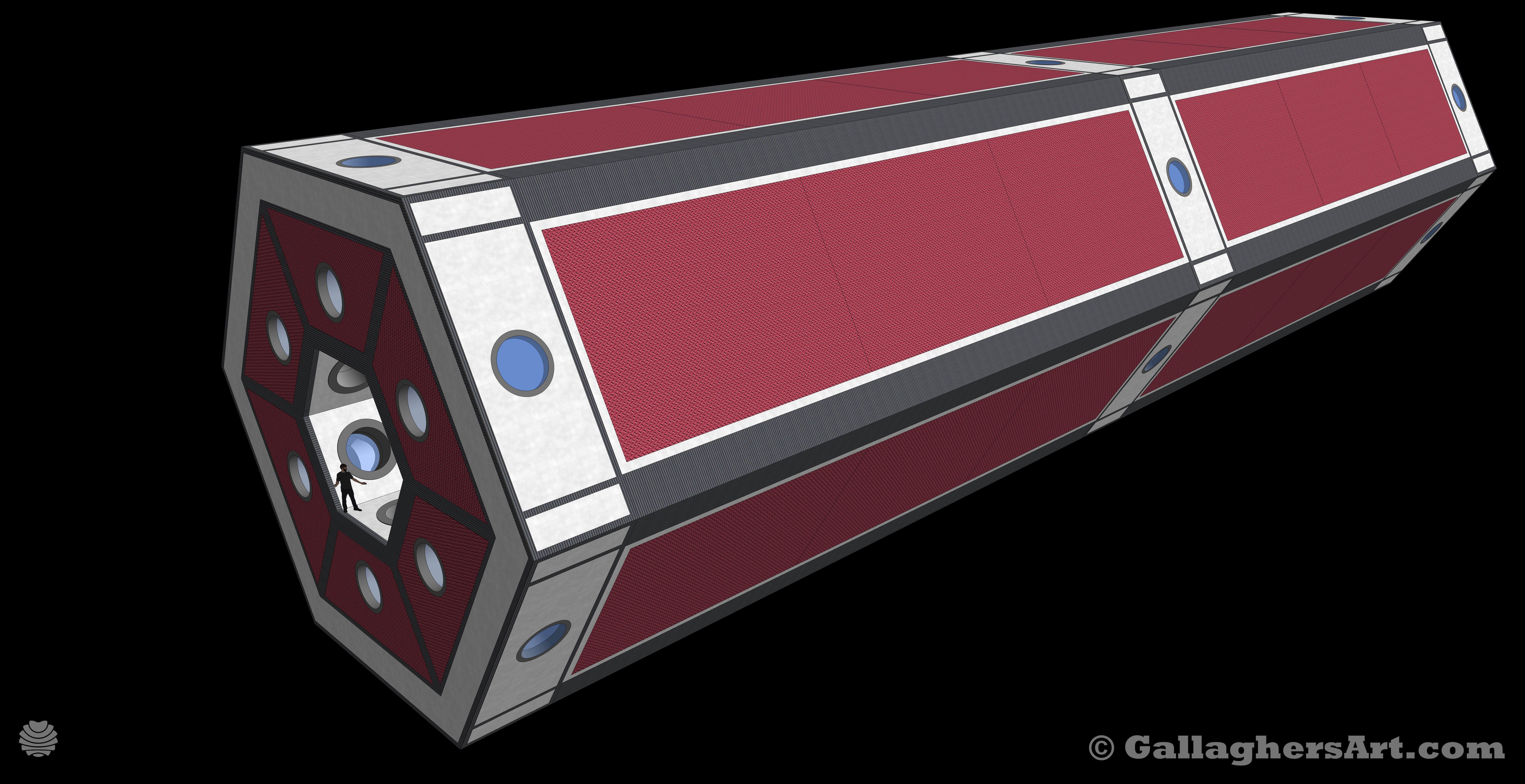 Gallaghersart middle 07 plus-8 s22 from Space Launch Pod 