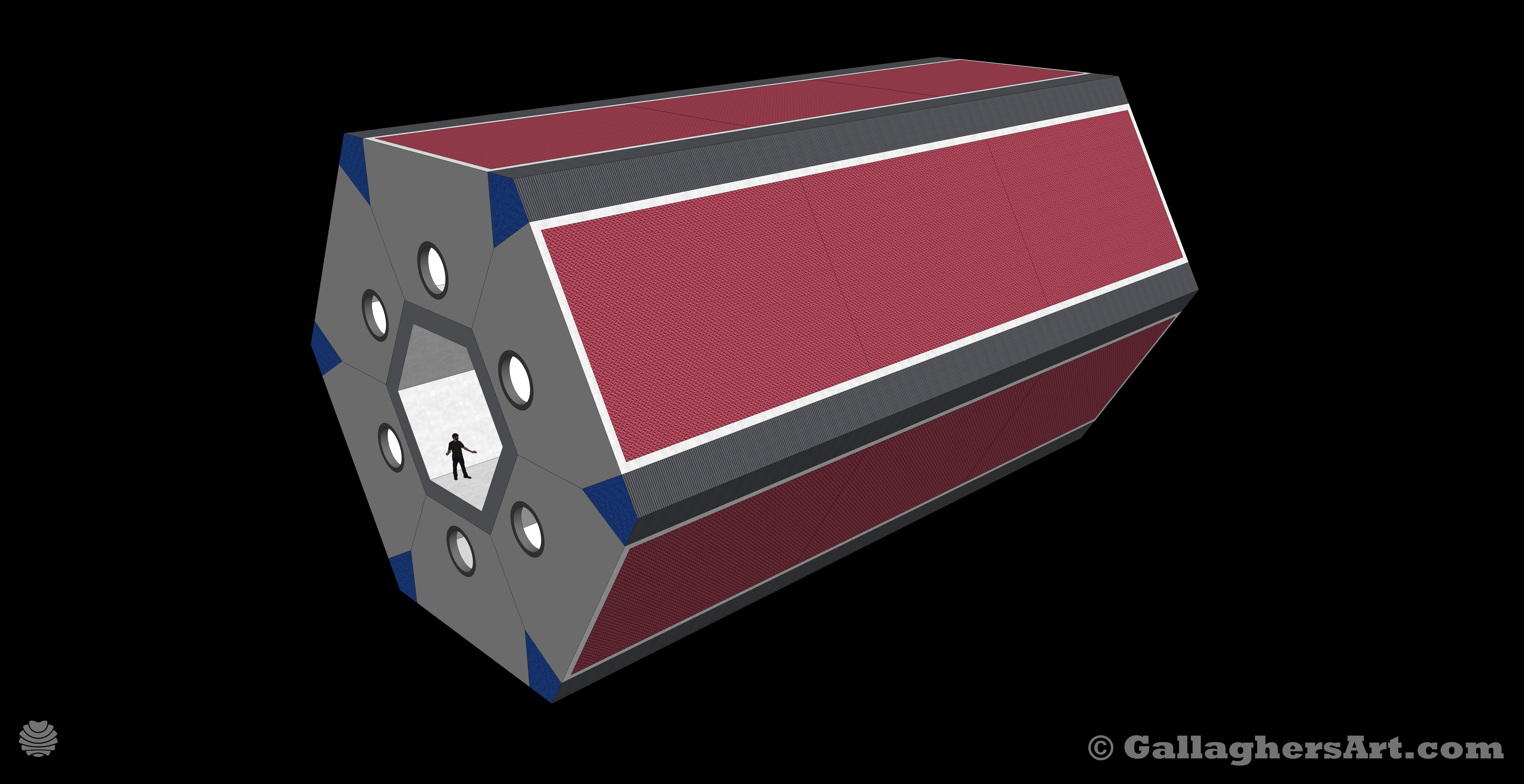 Gallaghersart middle 07 plus-8 s23 from Space Launch Pod 