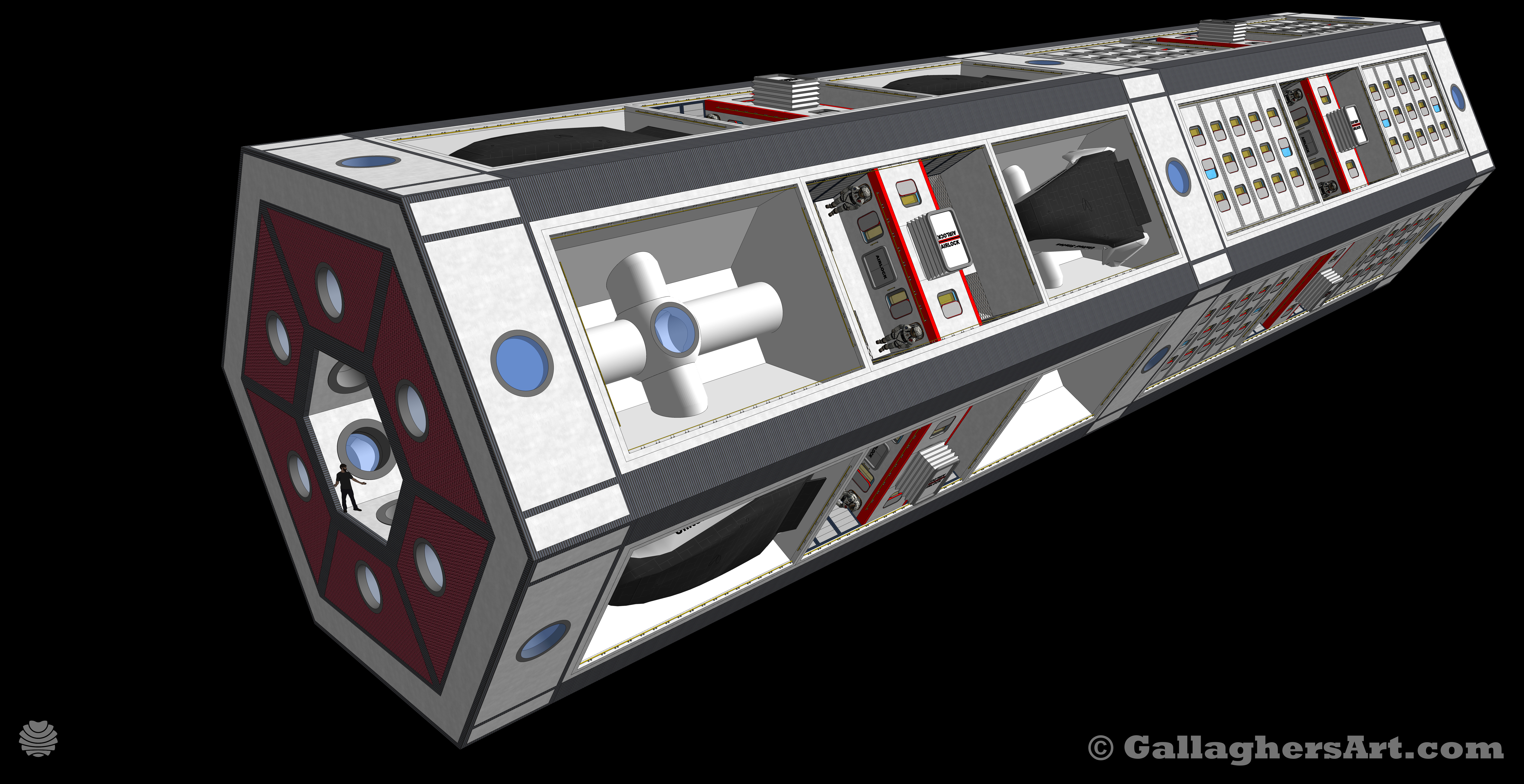 Gallaghersart middle 07 plus-8 s28 from Space Launch Pod 