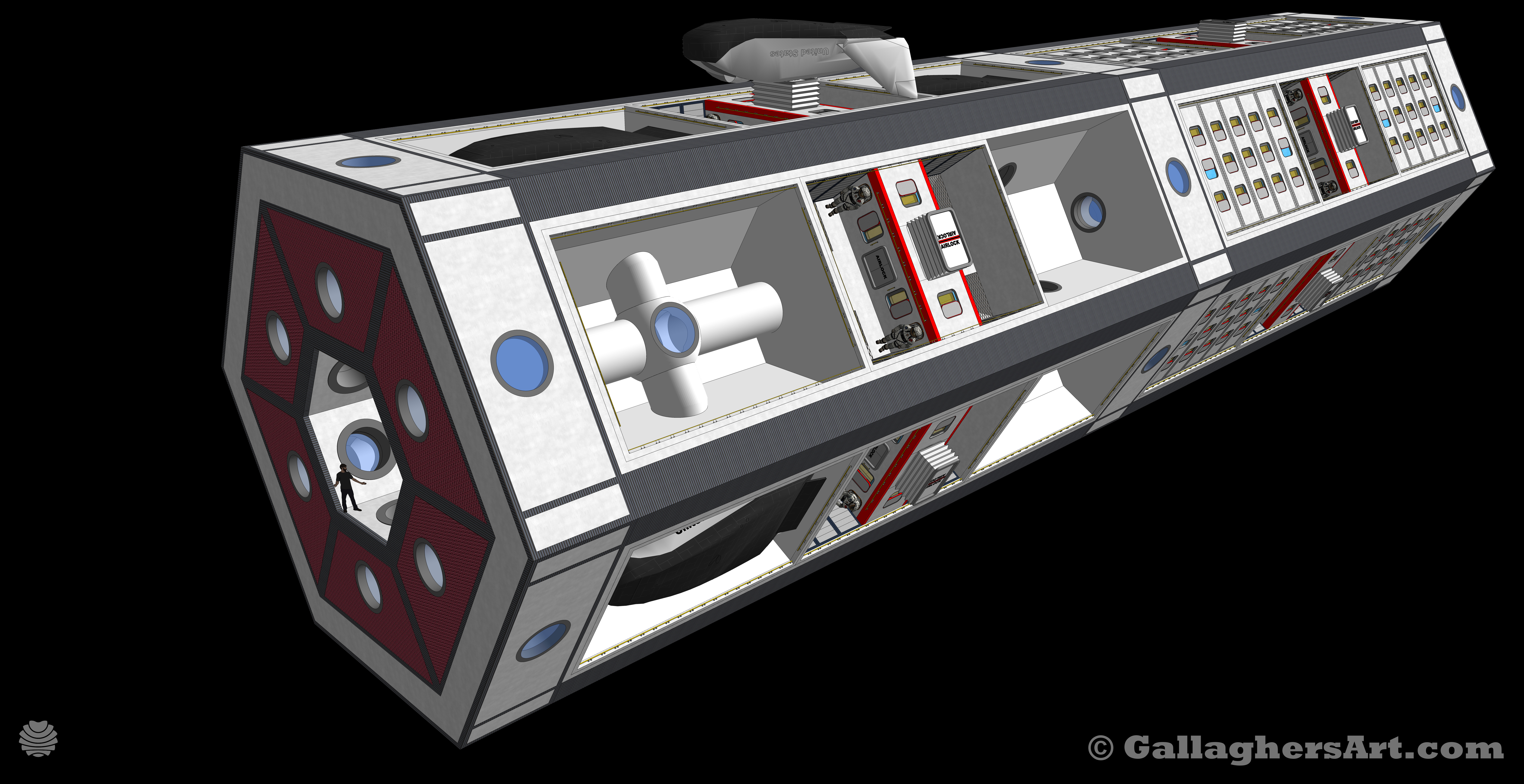 Gallaghersart middle 07 plus-8 s29 from Space Launch Pod 