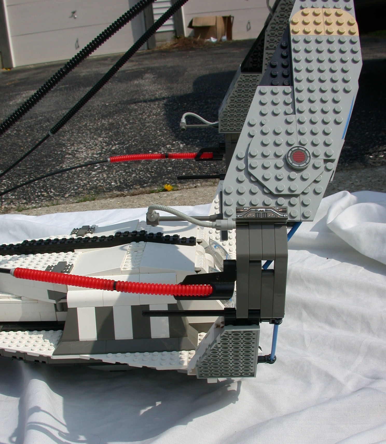 Gallaghersart side back lower from LEGO Scout Space Ship  