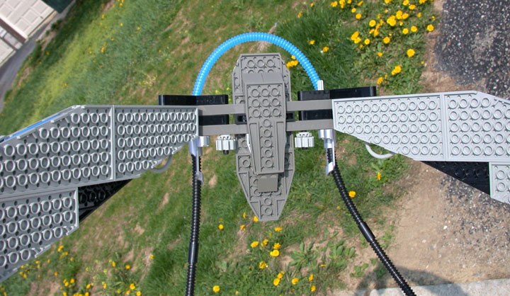 Gallaghersart under rear wing from LEGO Scout Space Ship  