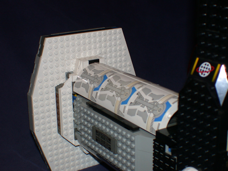 Gallaghersart b front side bay closed from LEGO Space Mother Ship 