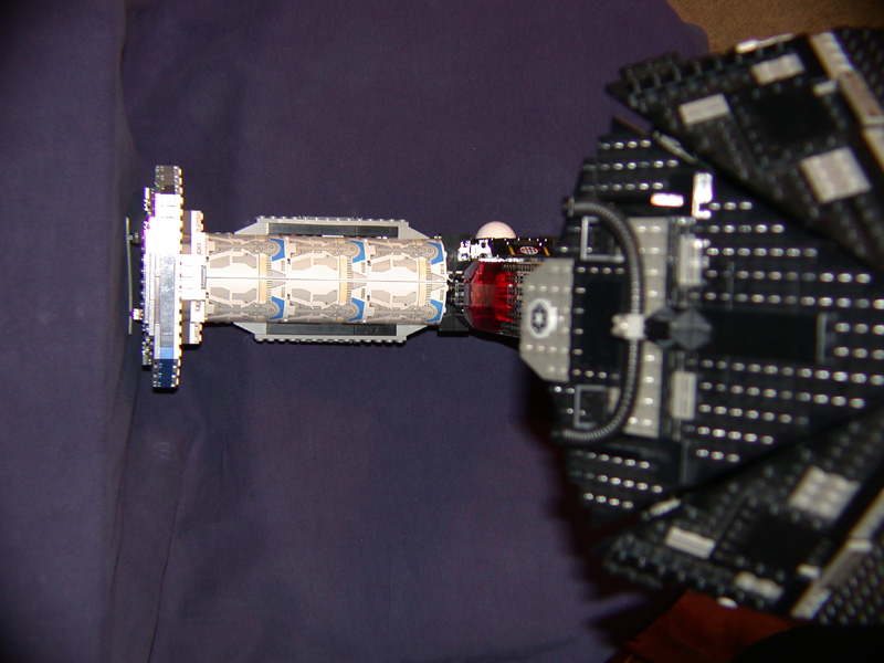 Gallaghersart b mid bay from front from LEGO Space Mother Ship 