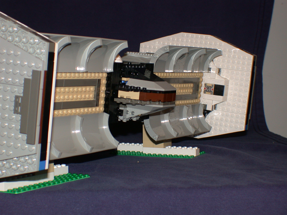 Gallaghersart b rear open bays from LEGO Space Mother Ship 