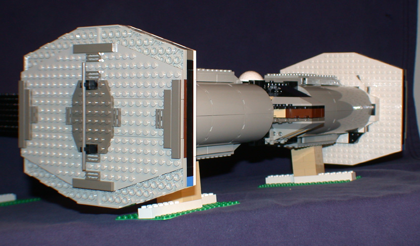 Gallaghersart b rear side from LEGO Space Mother Ship 