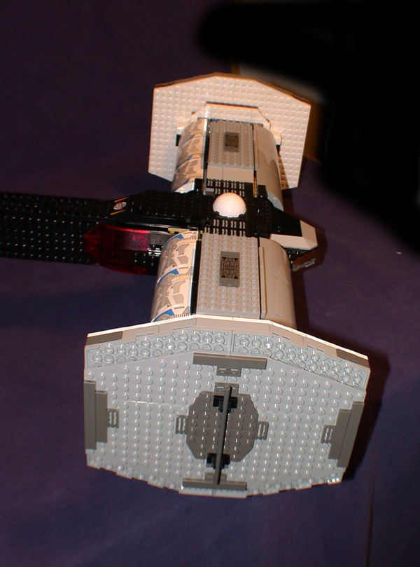 Gallaghersart b side top bay from LEGO Space Mother Ship 