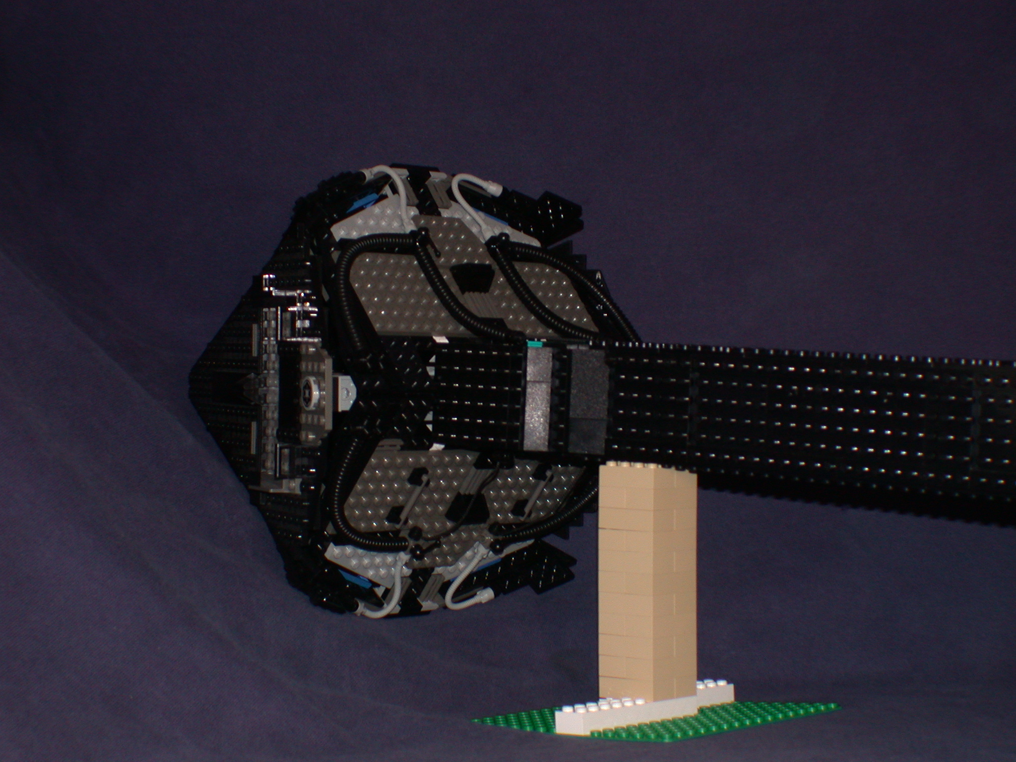 Gallaghersart d side nose 04 from LEGO Space Mother Ship 