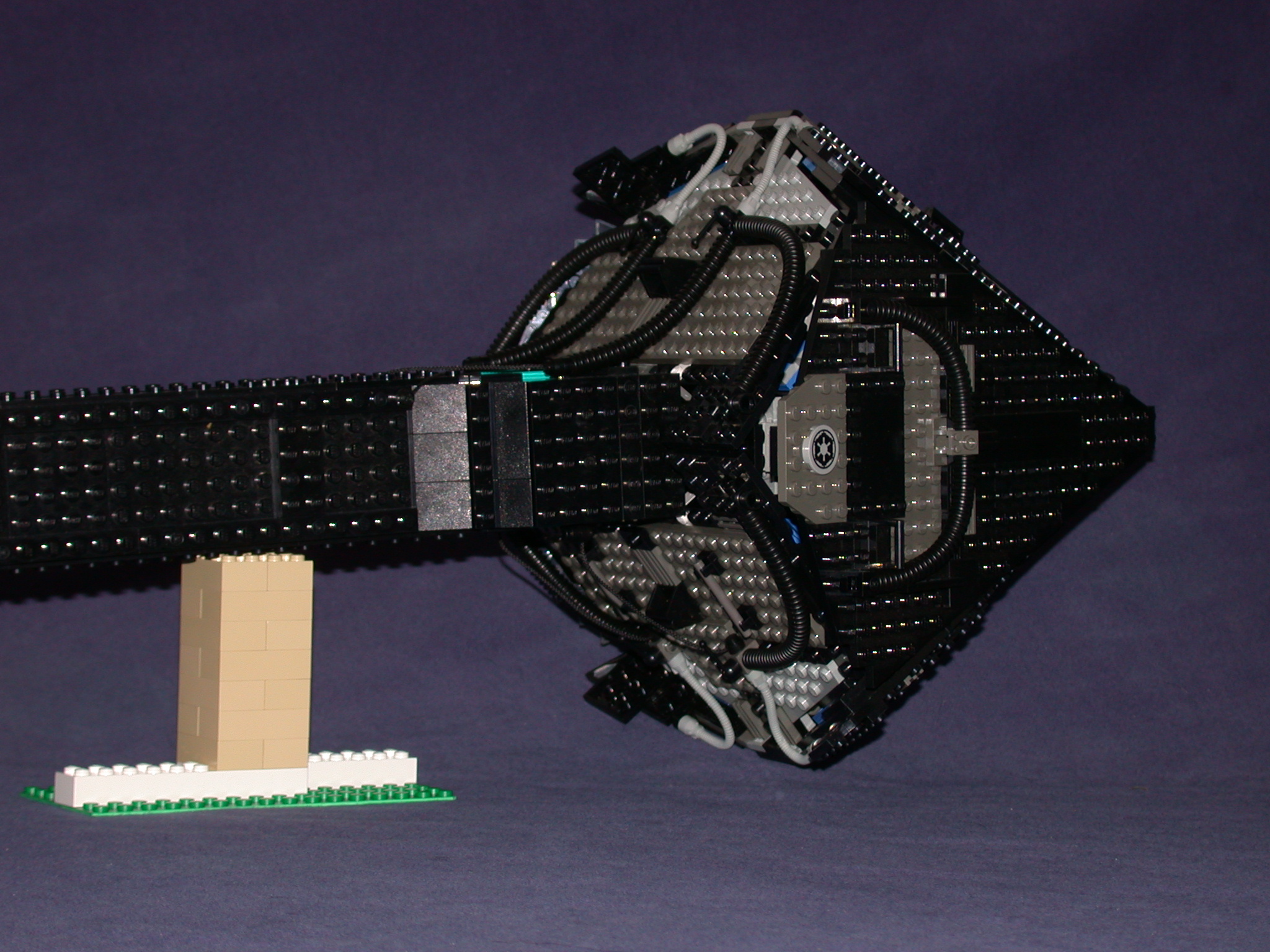 Gallaghersart d under nose 03 from LEGO Space Mother Ship 