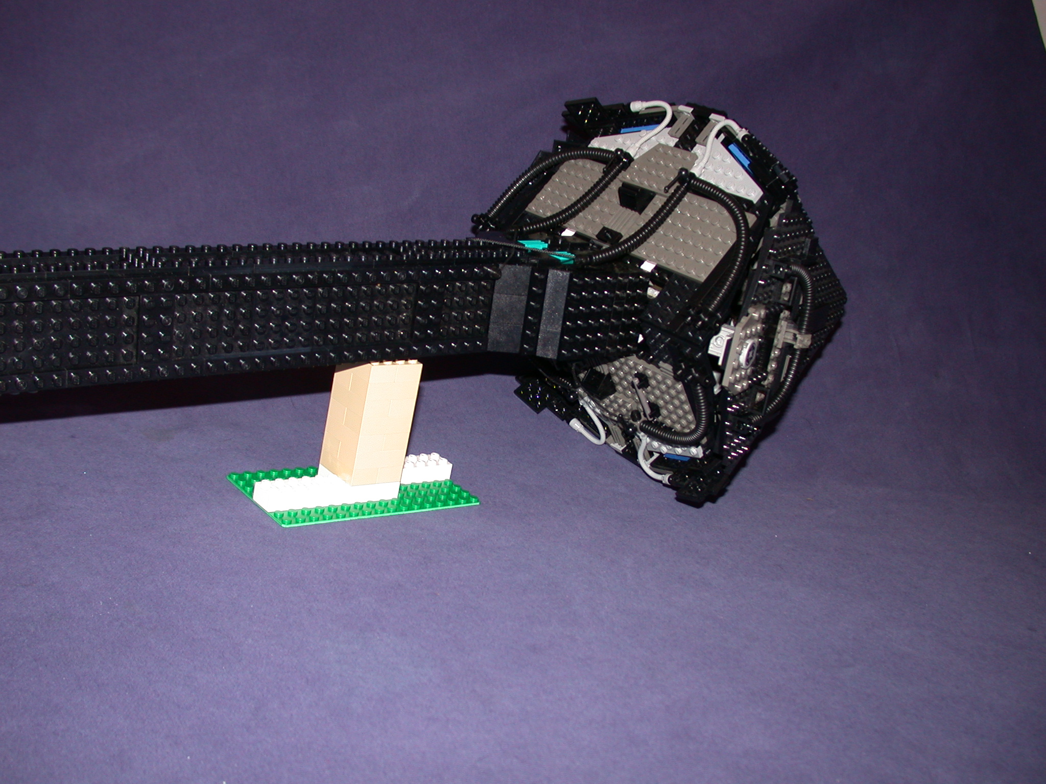 Gallaghersart d under nose 04 from LEGO Space Mother Ship 