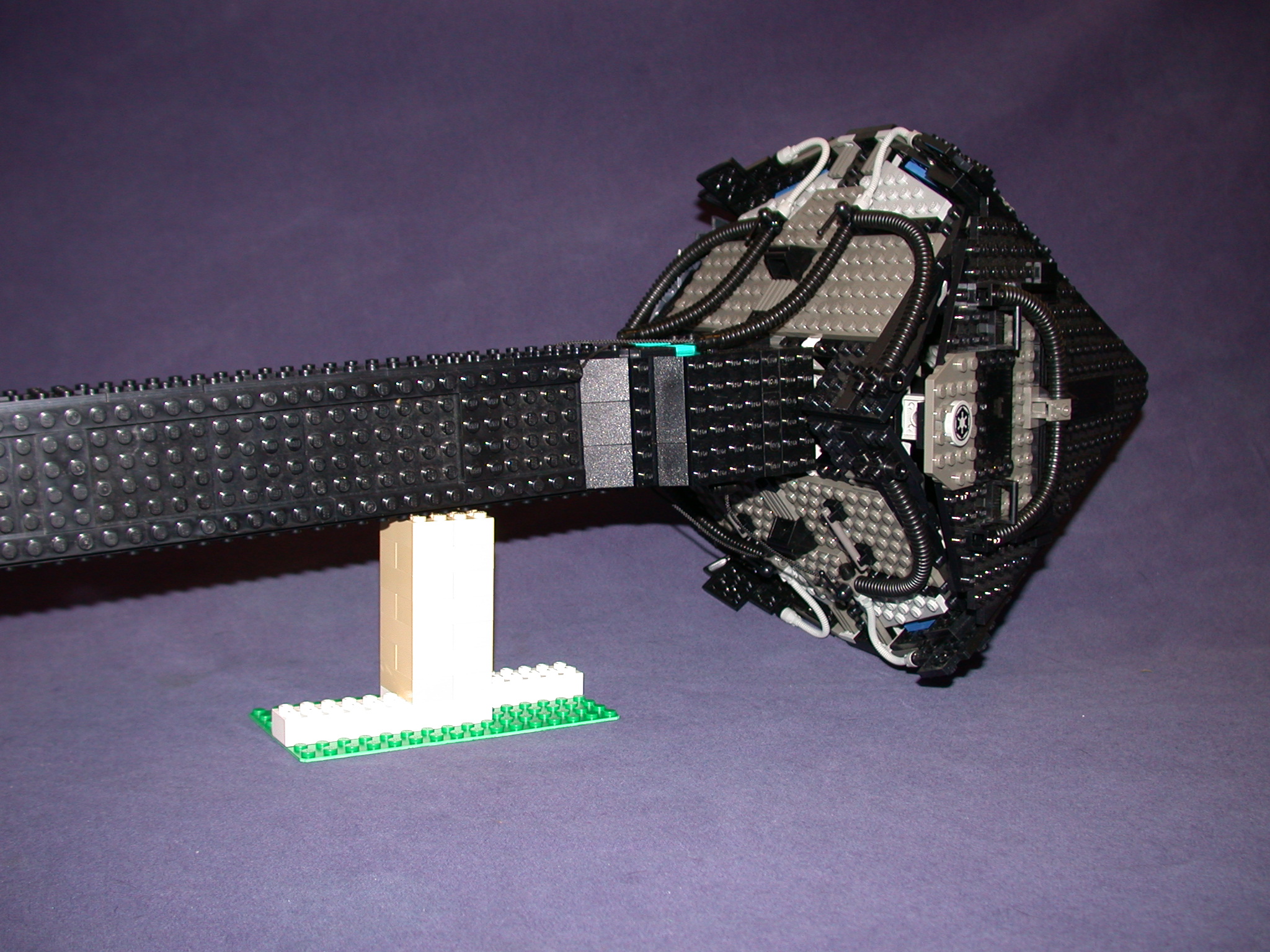 Gallaghersart d under nose 05 from LEGO Space Mother Ship 