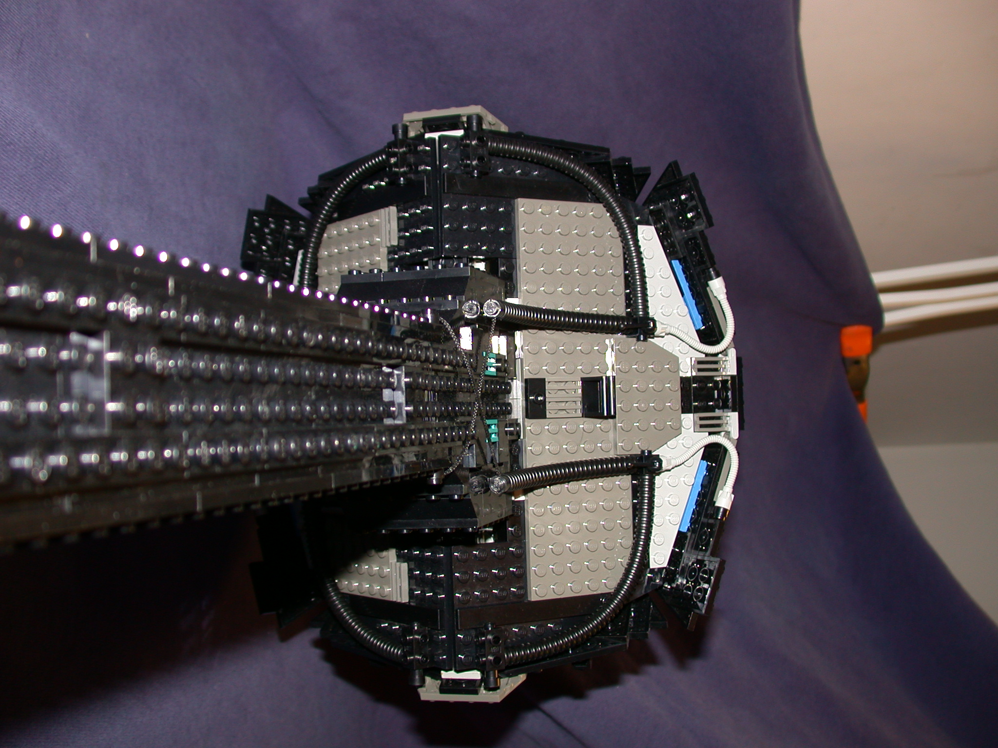 Gallaghersart d under nose 06 1 from LEGO Space Mother Ship 