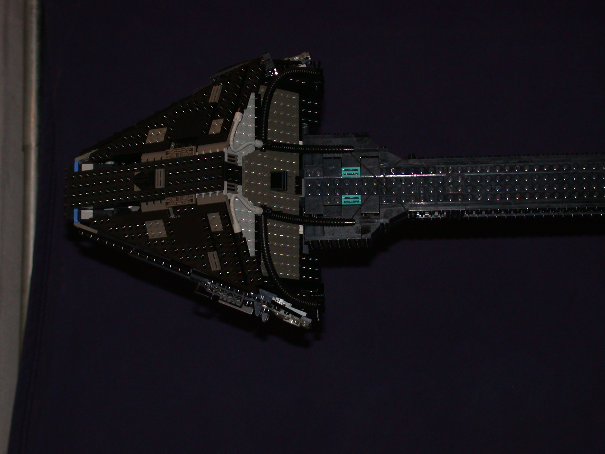 Gallaghersart d under top nose 01 from LEGO Space Mother Ship 