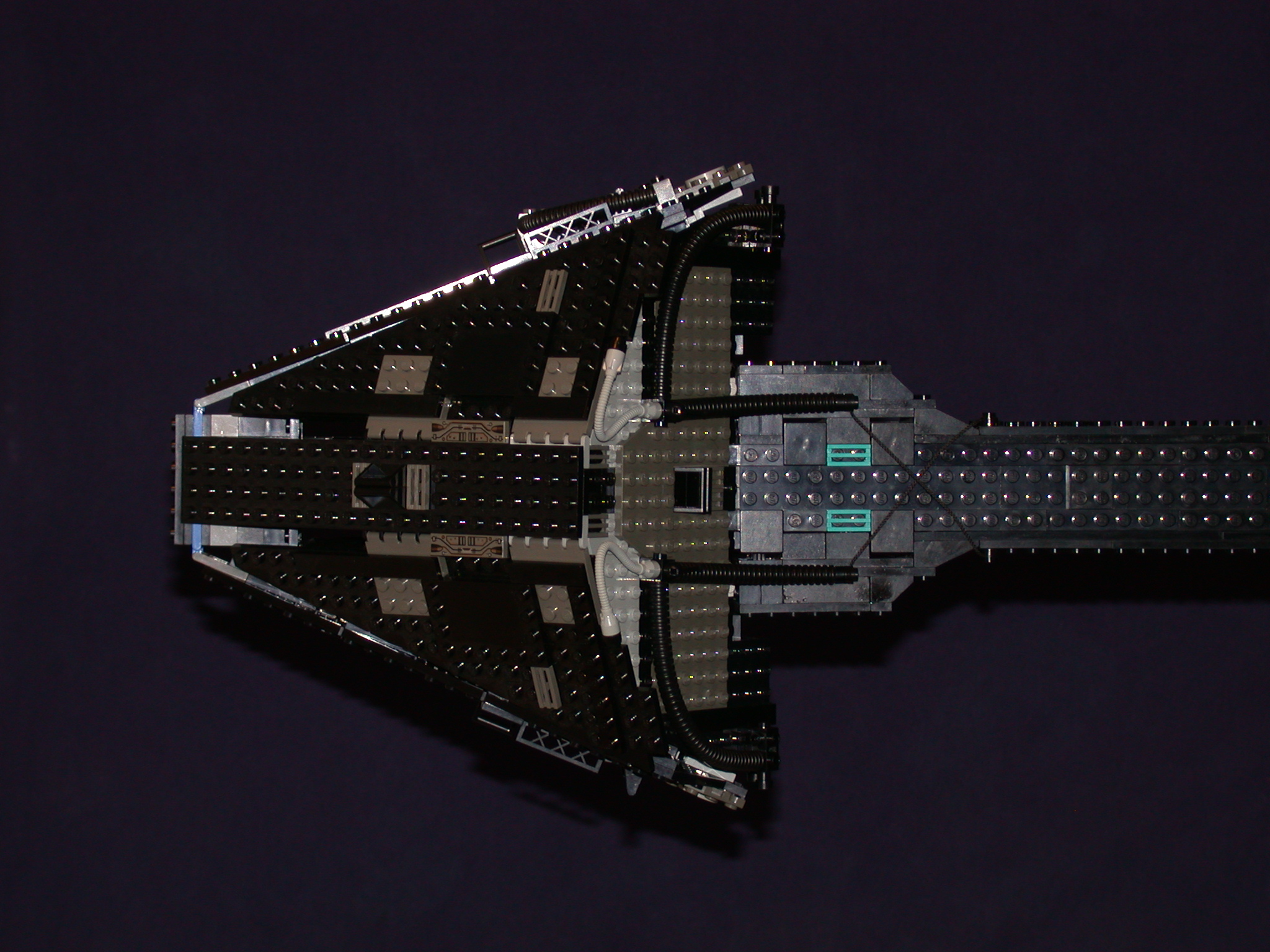 Gallaghersart d under top nose 03 from LEGO Space Mother Ship 