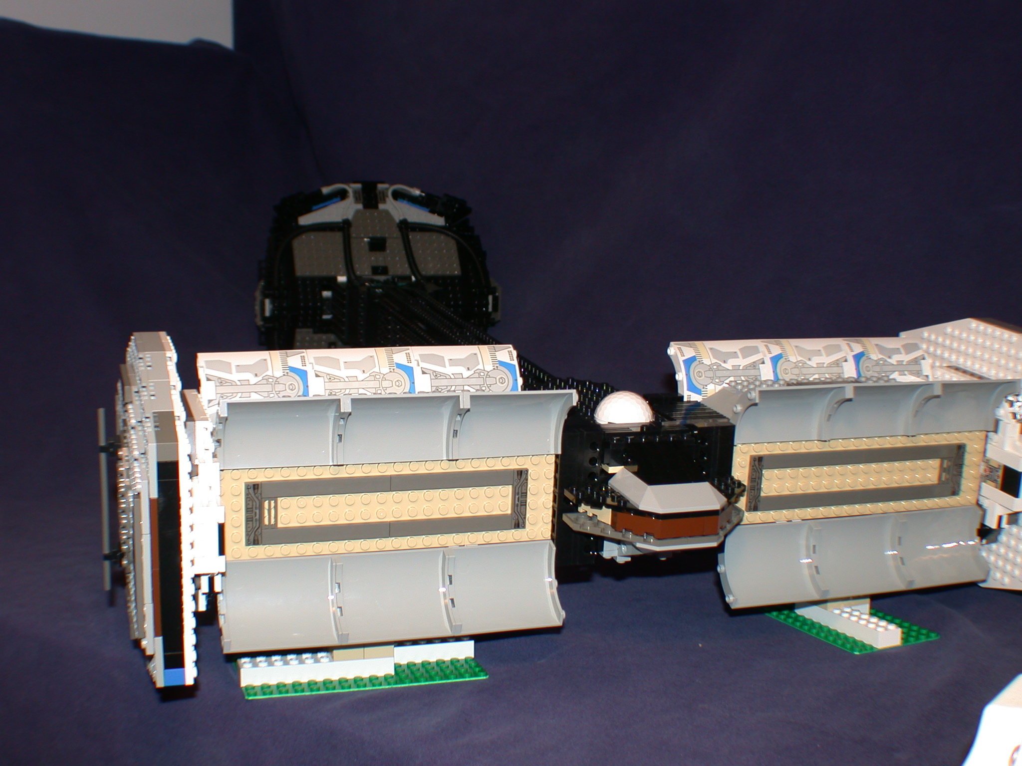 Gallaghersart rear bay open from LEGO Space Mother Ship 