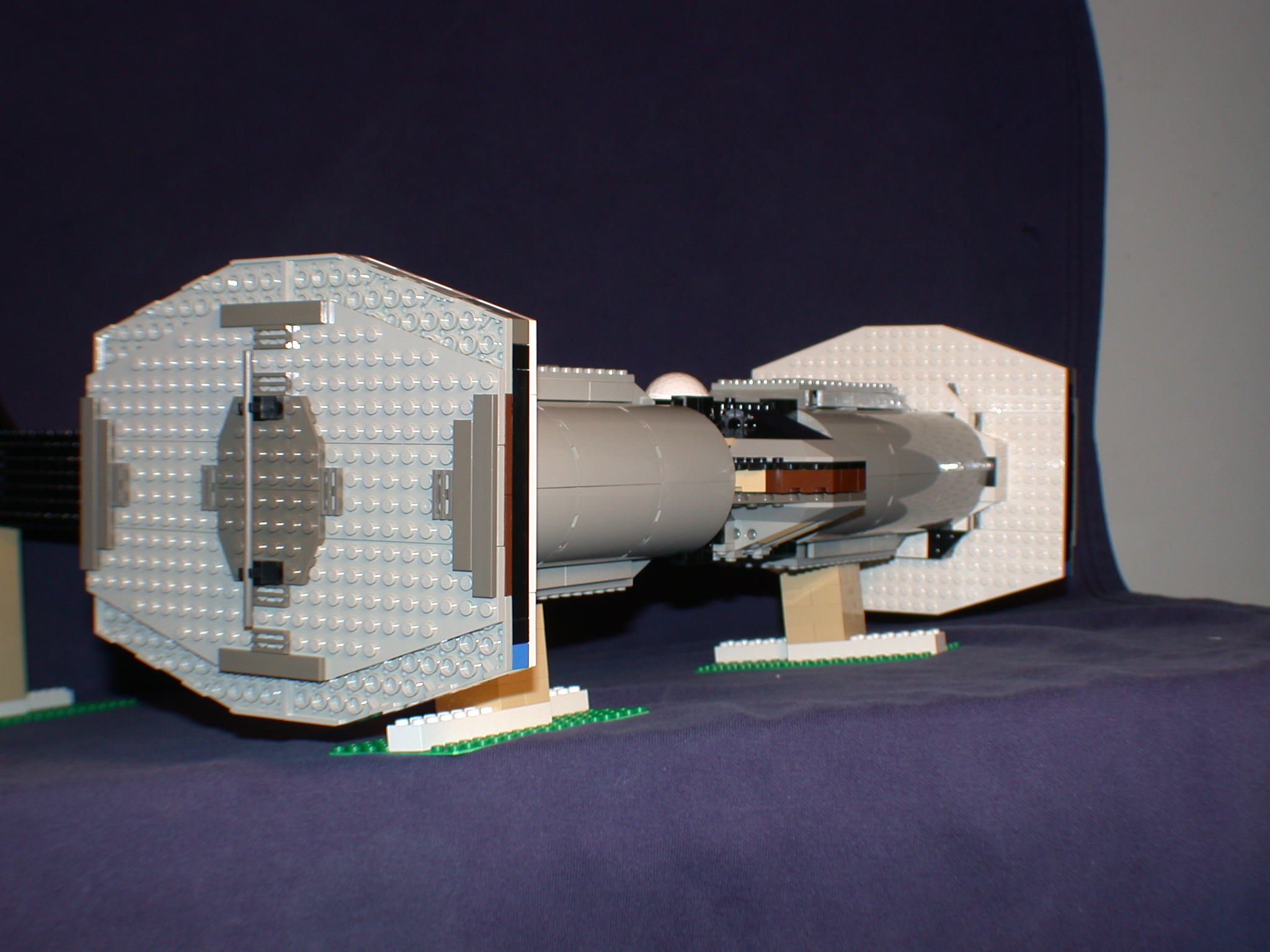 Gallaghersart rear side 02 from LEGO Space Mother Ship 