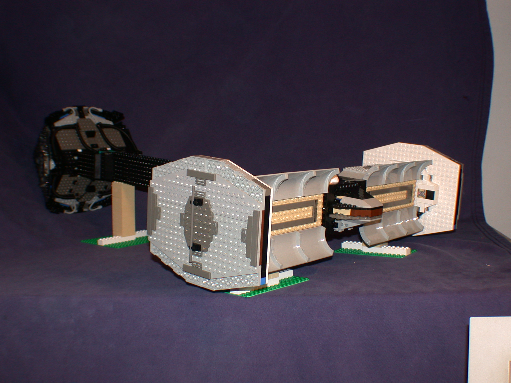 Gallaghersart side rear open bays 1 from LEGO Space Mother Ship 