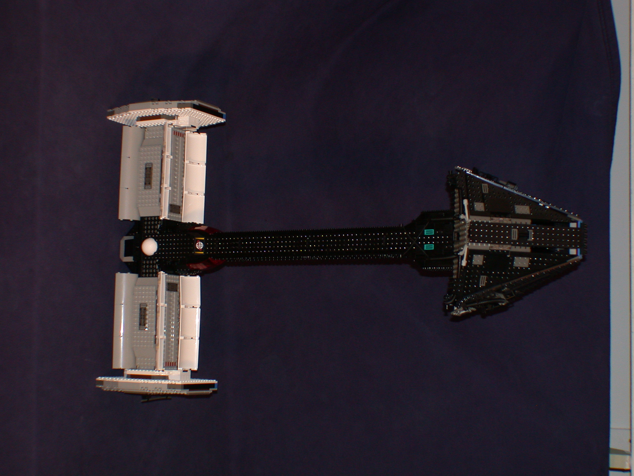 Gallaghersart top bay open from LEGO Space Mother Ship 