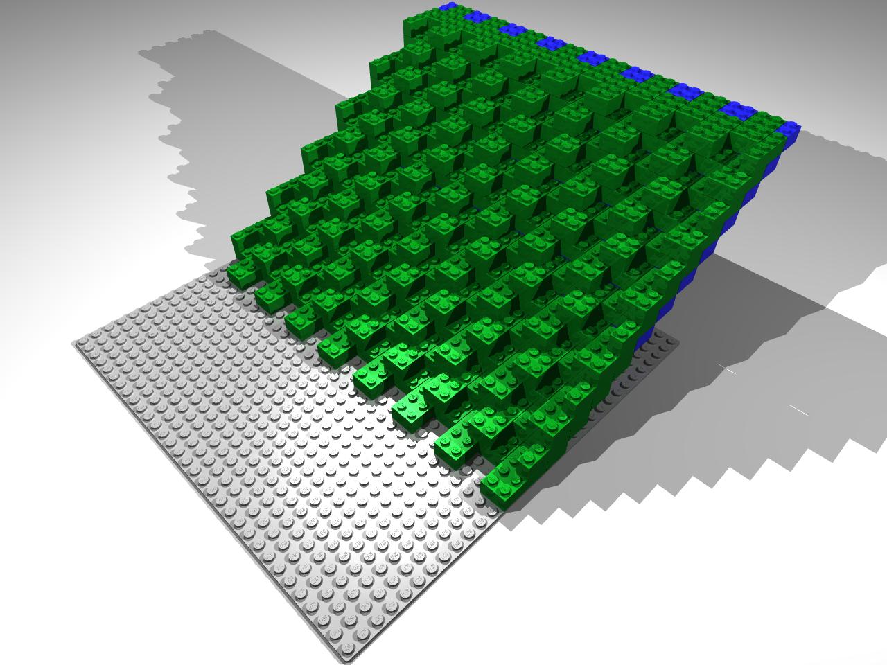 Gallaghersart slope 05 from Scenery made from LEGO 