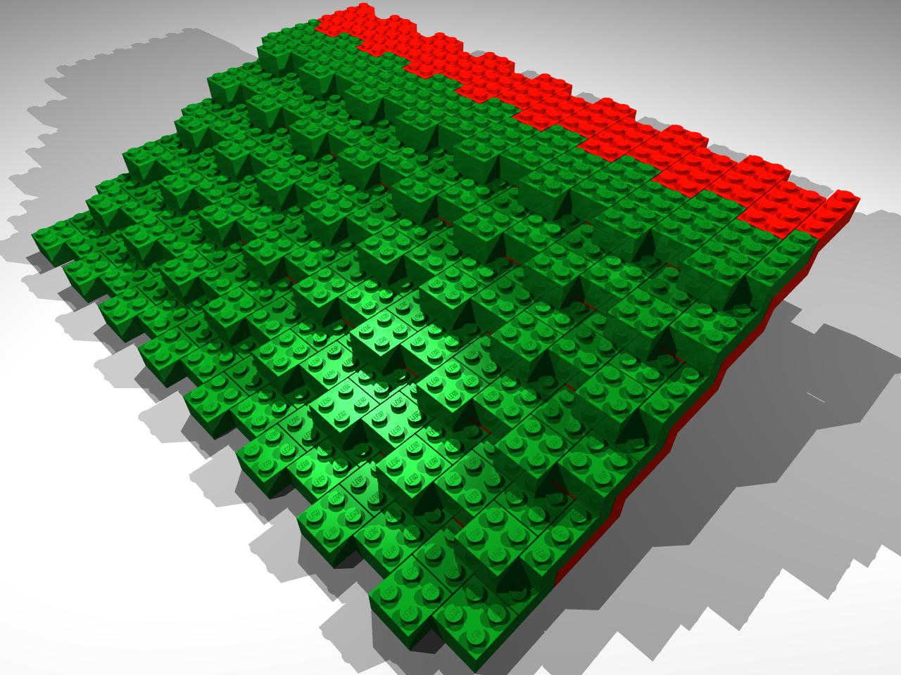 Gallaghersart slope 11 from Scenery made from LEGO 