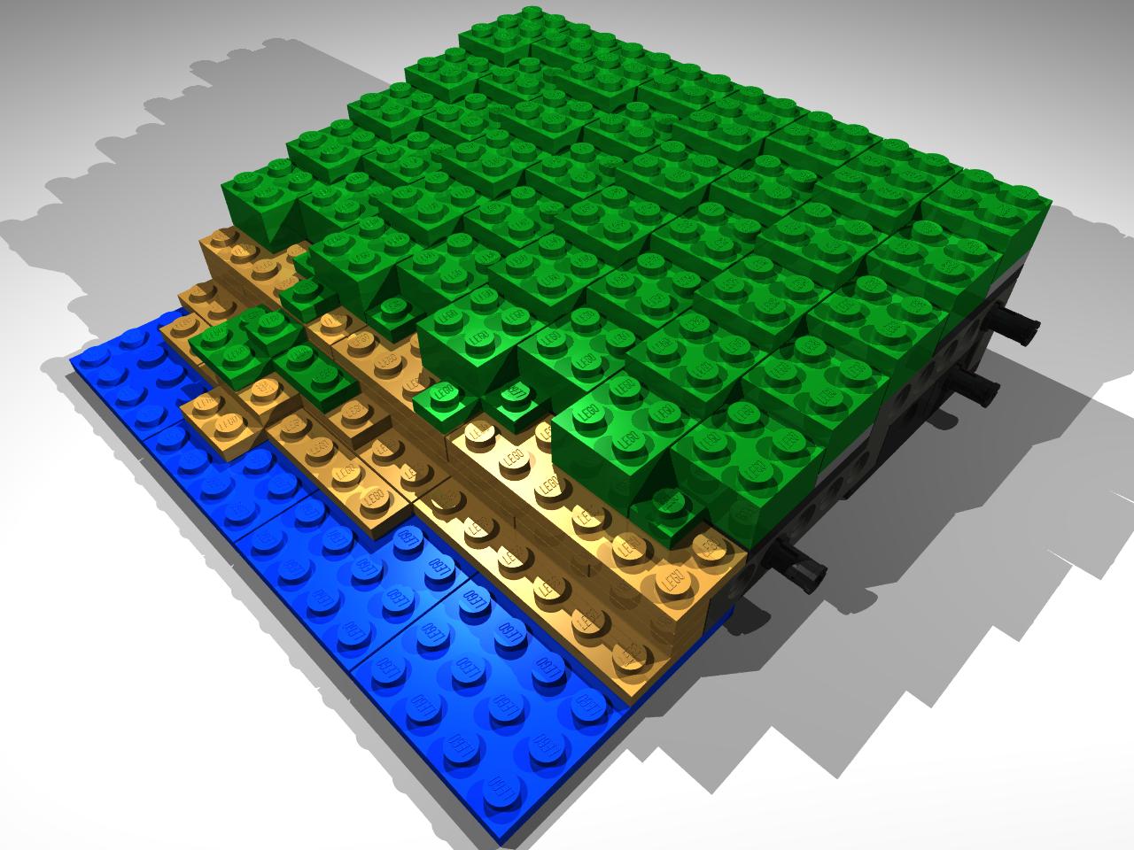 Gallaghersart slope 20 from Scenery made from LEGO 