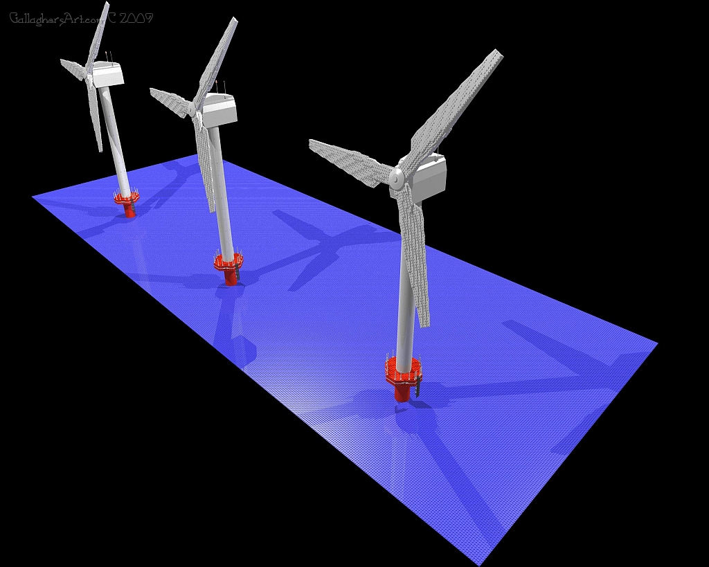 Gallaghersart wind tower 2 groups from LEGO Windmill 