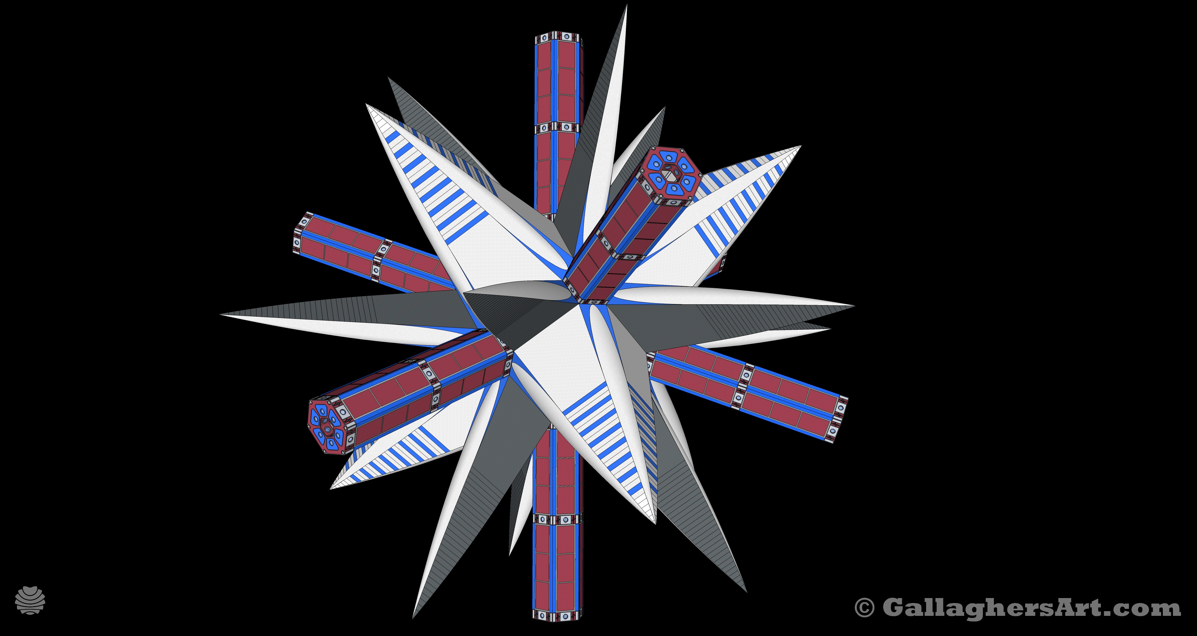 Gallaghersart container 09 024 s06 05 from Basic Space Hub Structure 