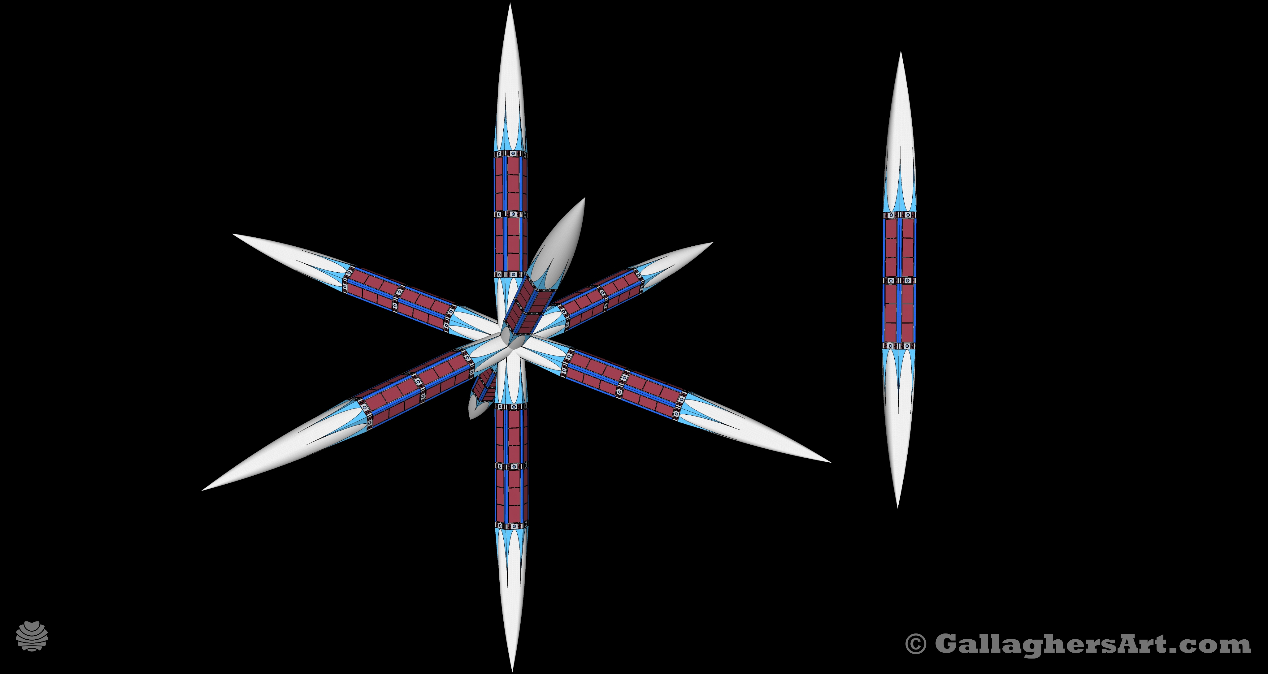 Gallaghersart container 09 024 s07 01 from Basic Space Hub Structure 