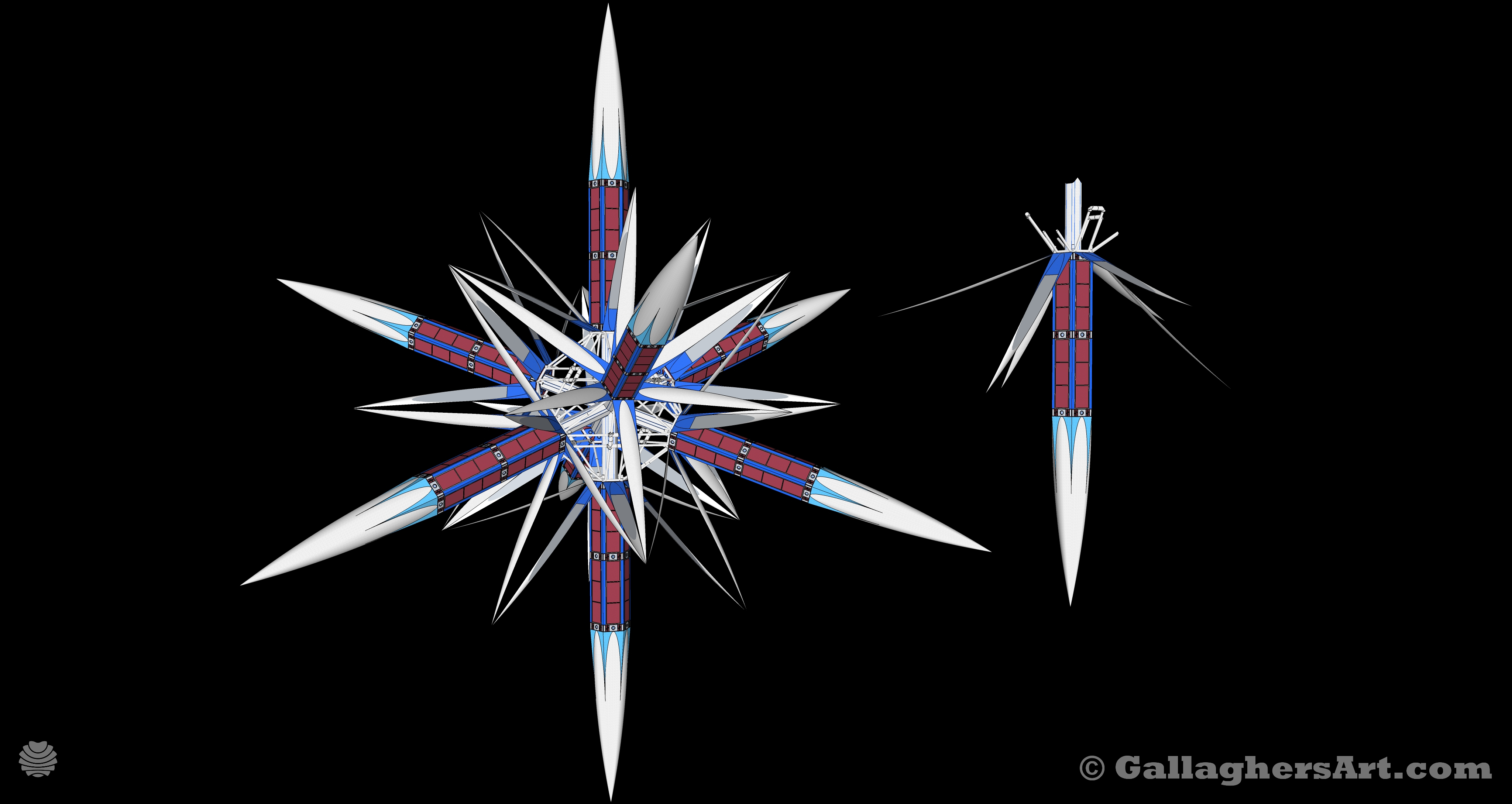 Gallaghersart container 09 024 s07 03 from Basic Space Hub Structure 
