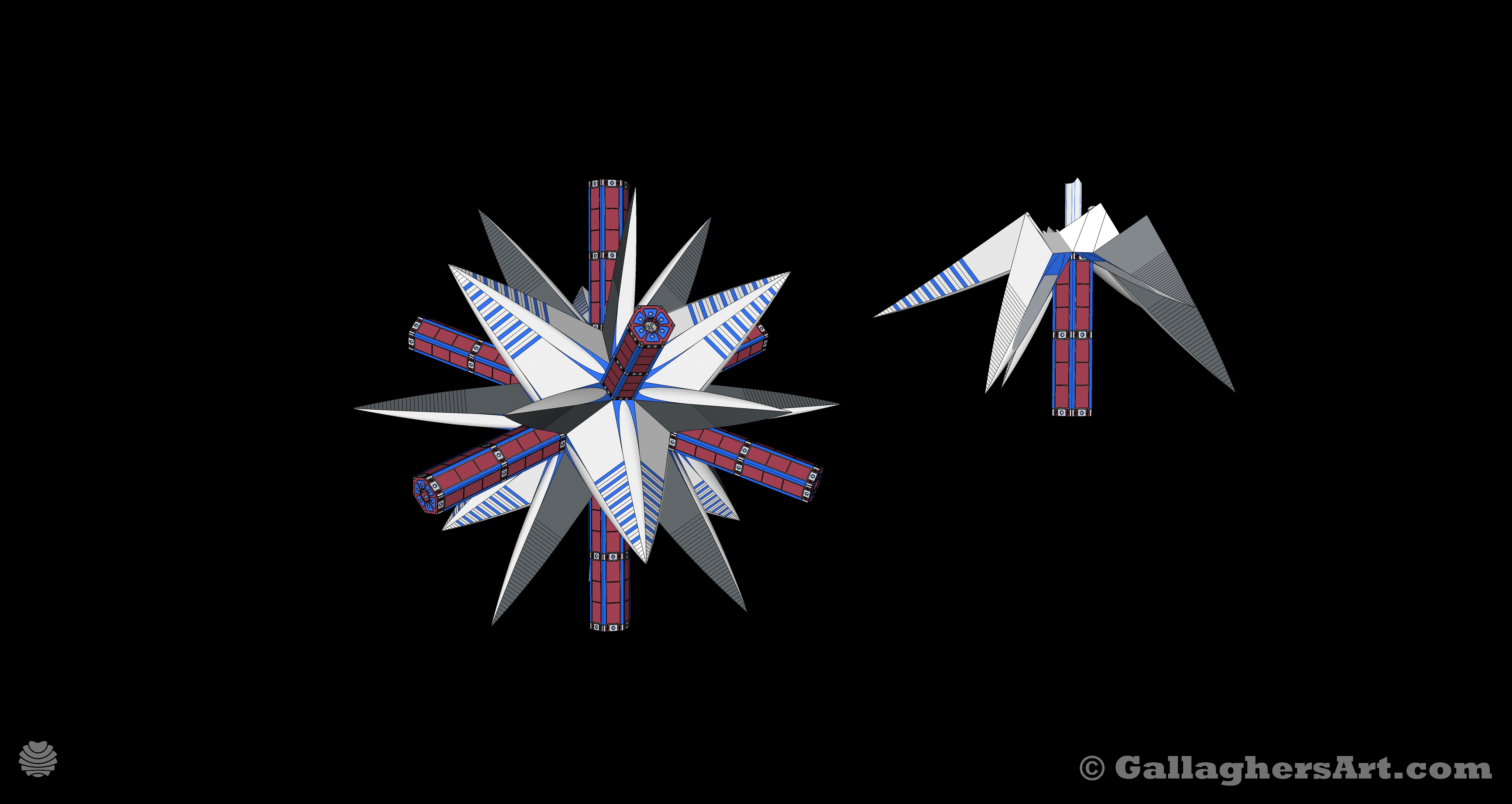 Gallaghersart container 09 024 s07 05 from Basic Space Hub Structure 