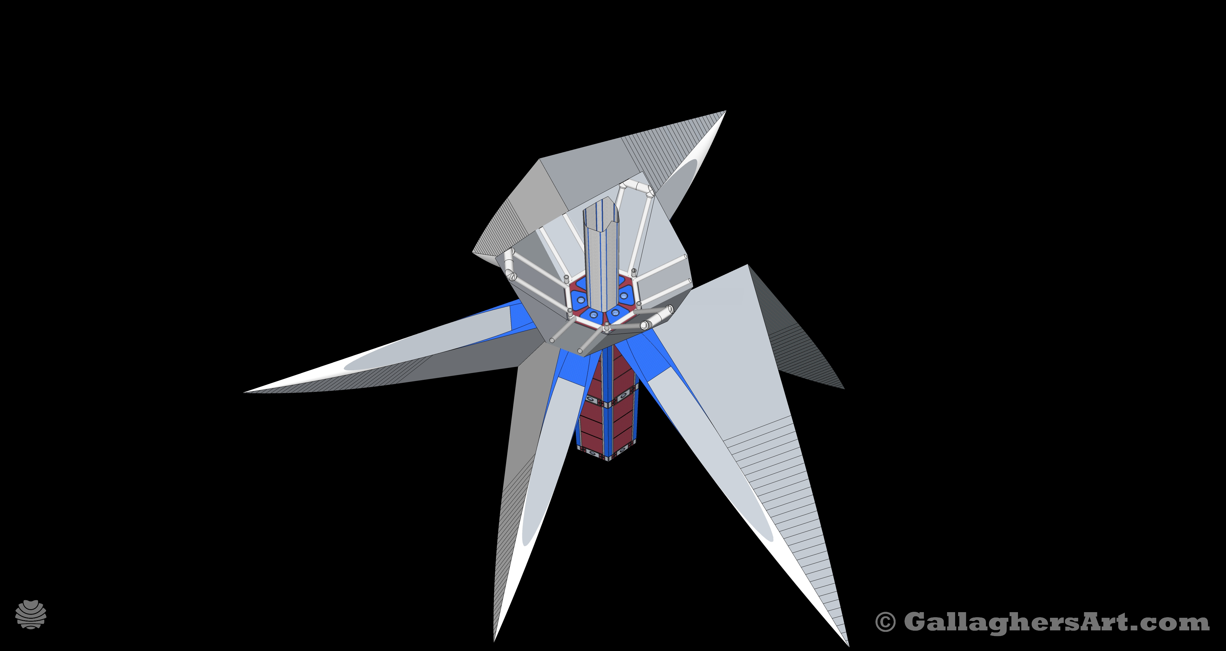Gallaghersart container 09 024 s12 05 from Basic Space Hub Structure 