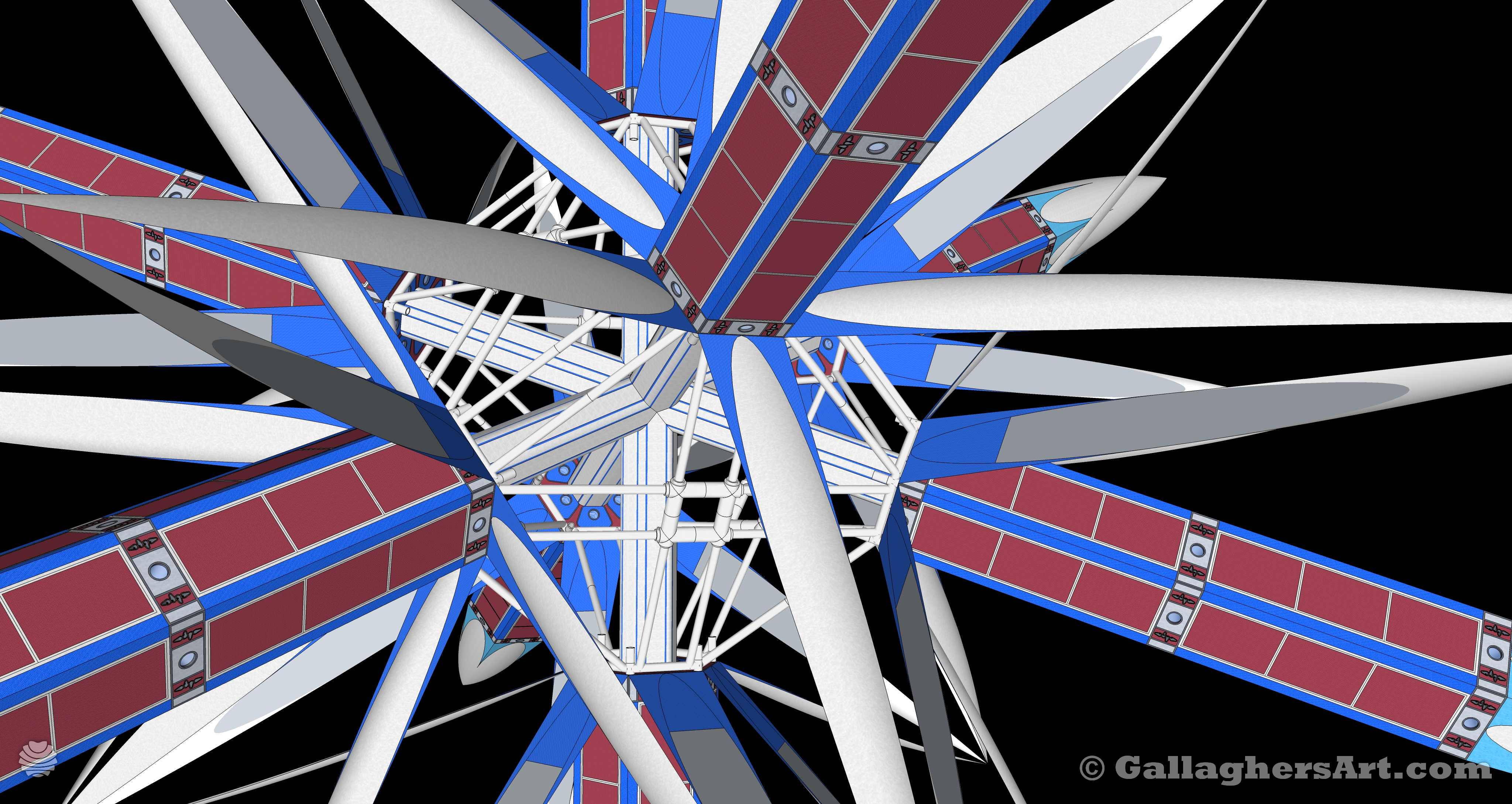 Gallaghersart container 09 024 s13 03 from Basic Space Hub Structure 