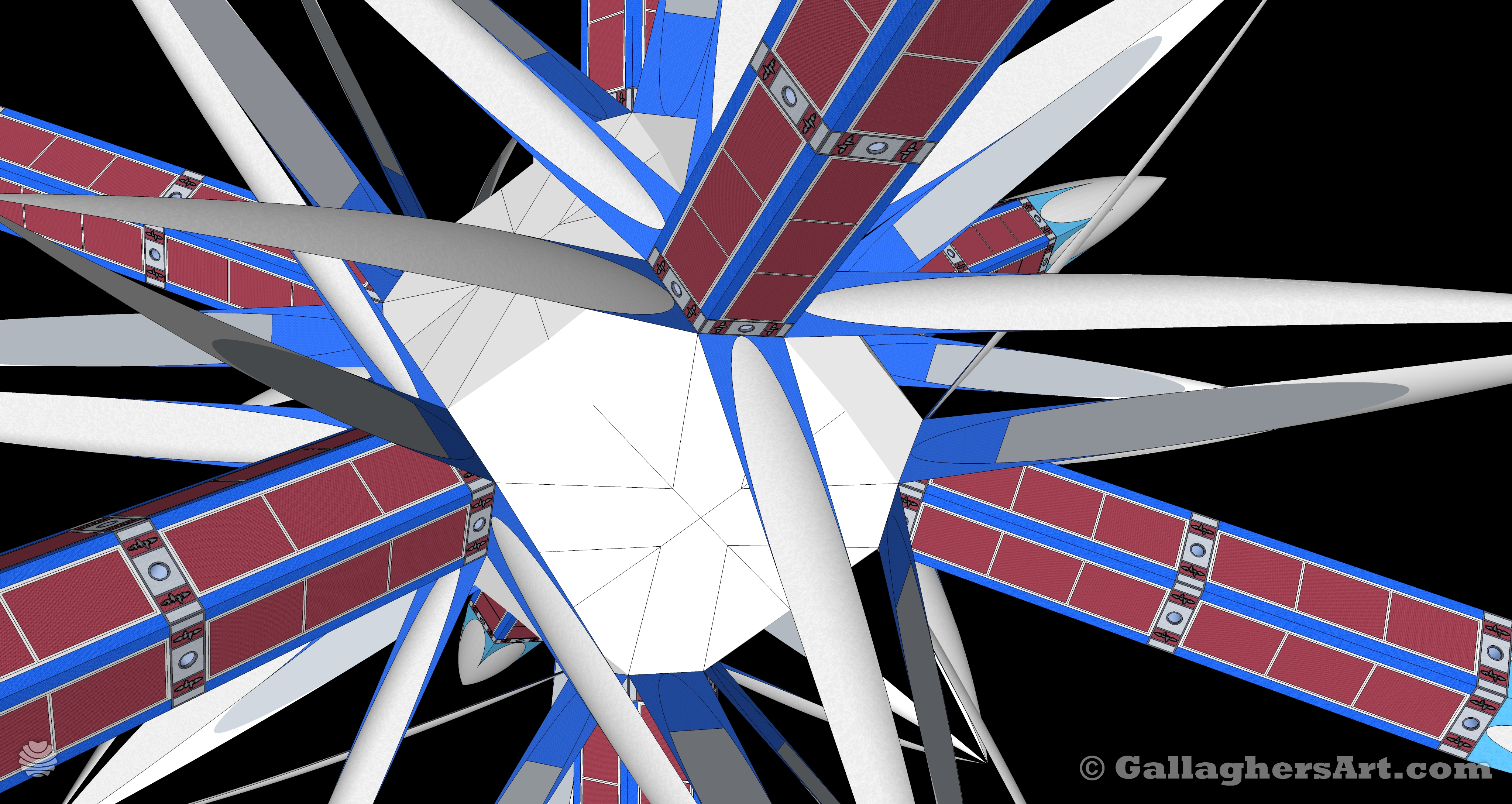 Gallaghersart container 09 024 s13 04 from Basic Space Hub Structure 