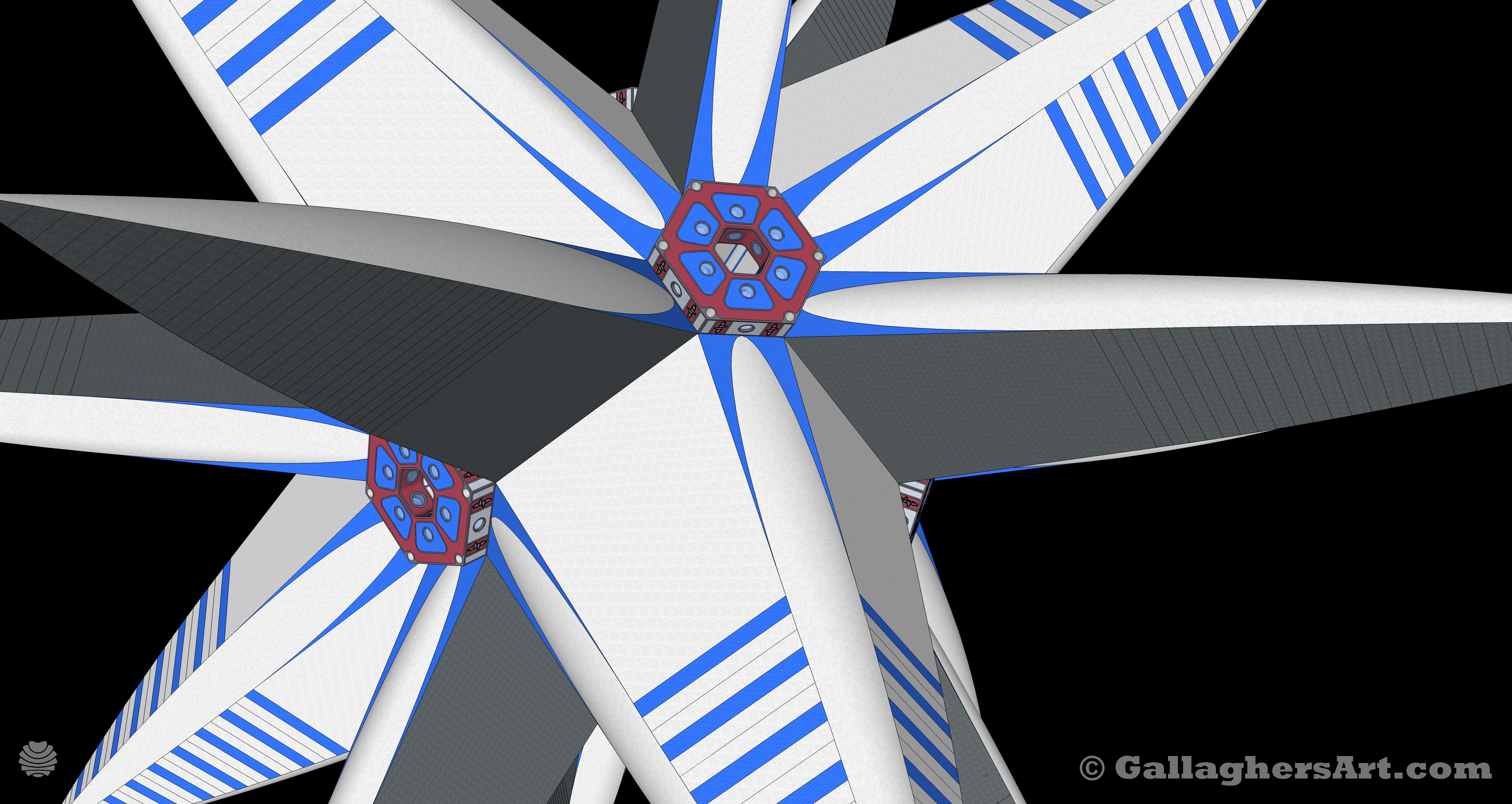 Gallaghersart container 09 024 s13 12 from Basic Space Hub Structure 