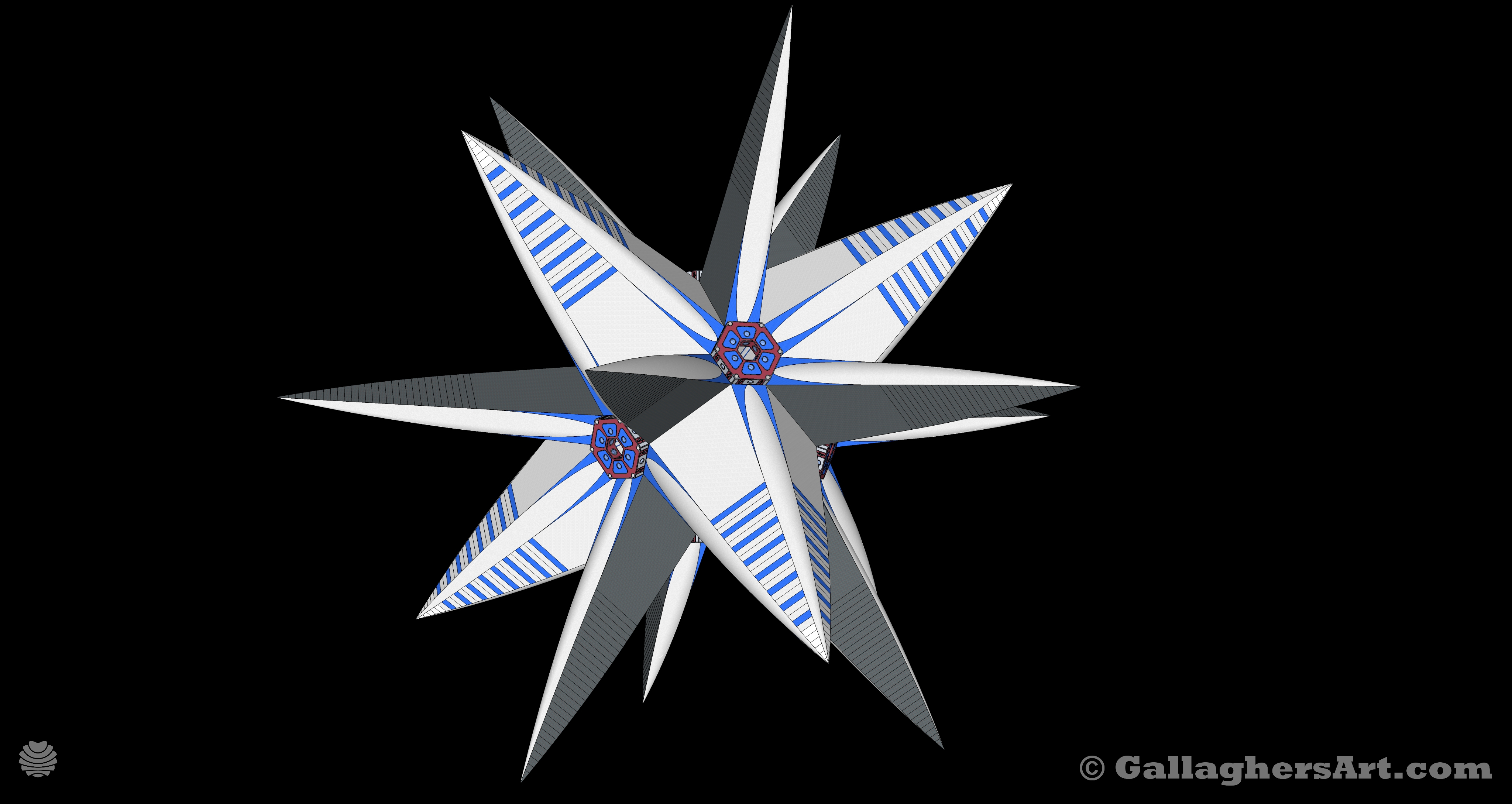 Gallaghersart container 09 024 s14 from Basic Space Hub Structure 