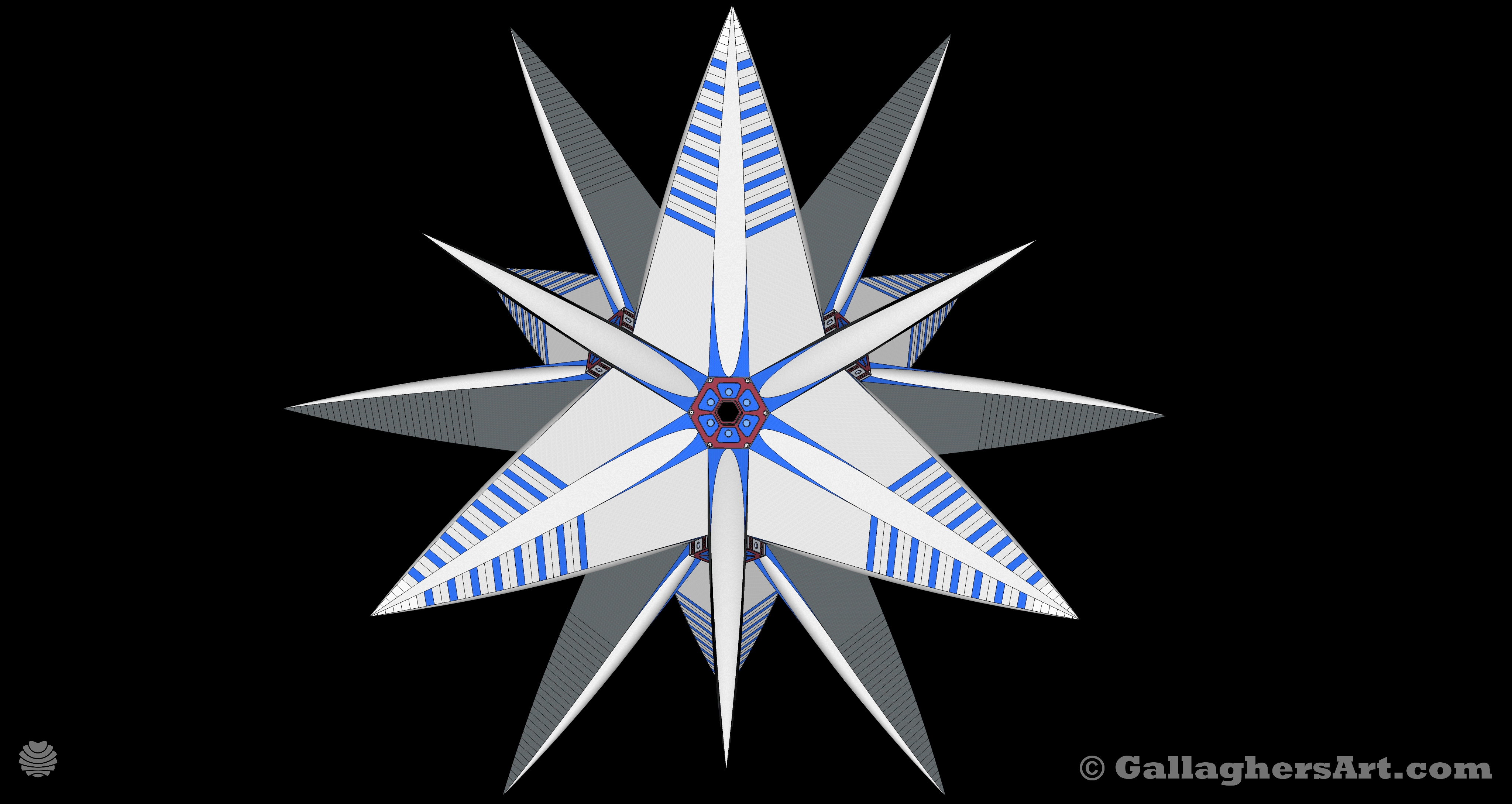 Gallaghersart container 09 024 s15 from Basic Space Hub Structure 