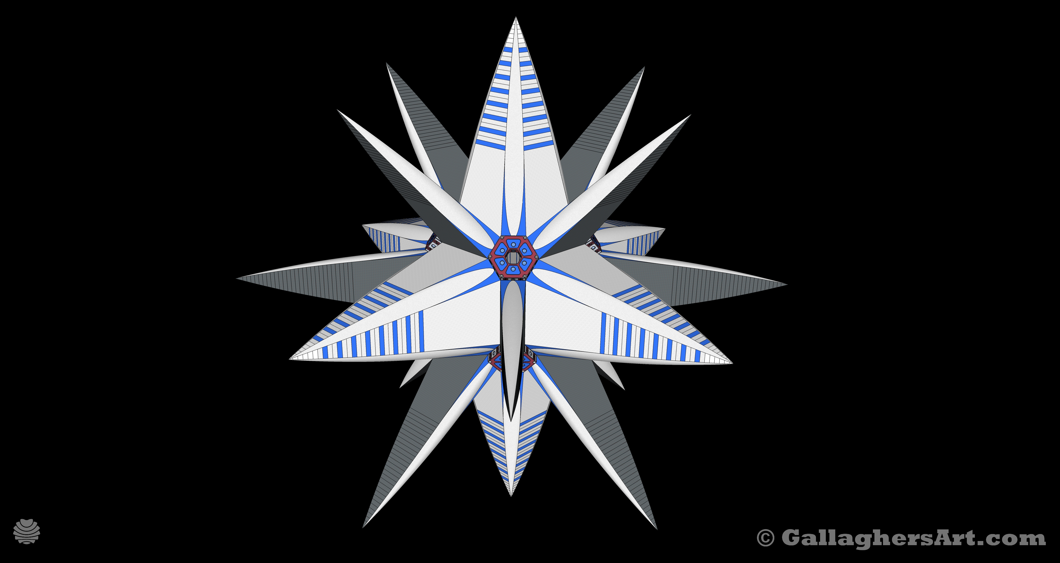 Gallaghersart container 09 024 s18 from Basic Space Hub Structure 