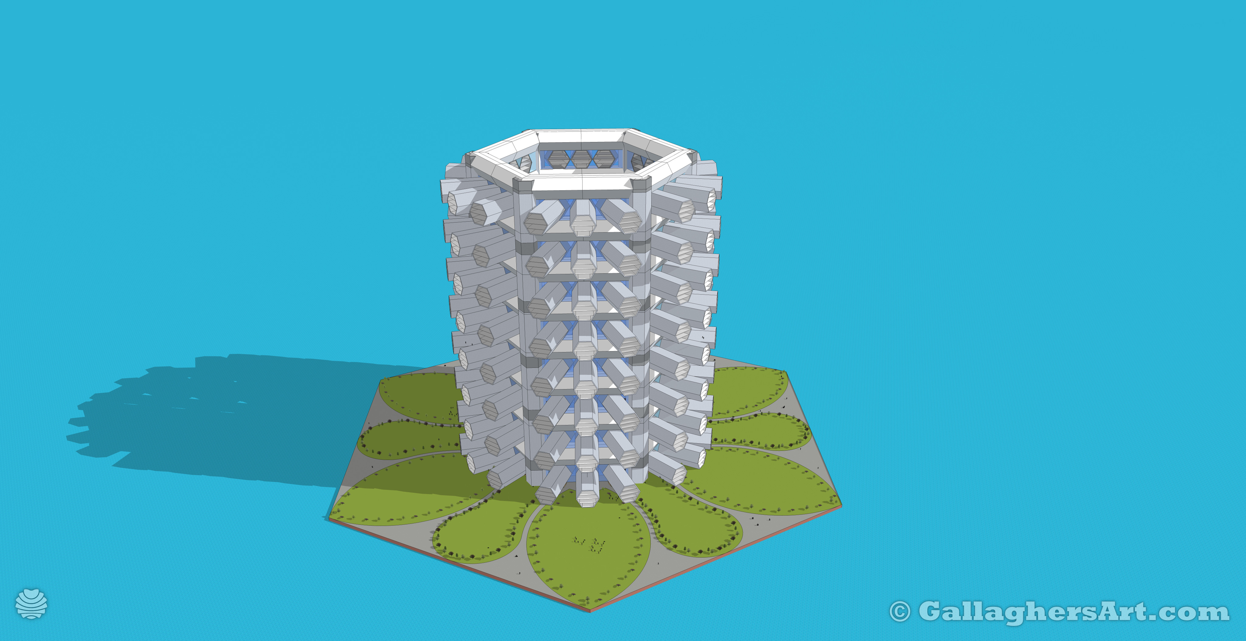 Gallaghersart ebvwrfreh 003 s6 4k from Bunch of Skyscrapers 
