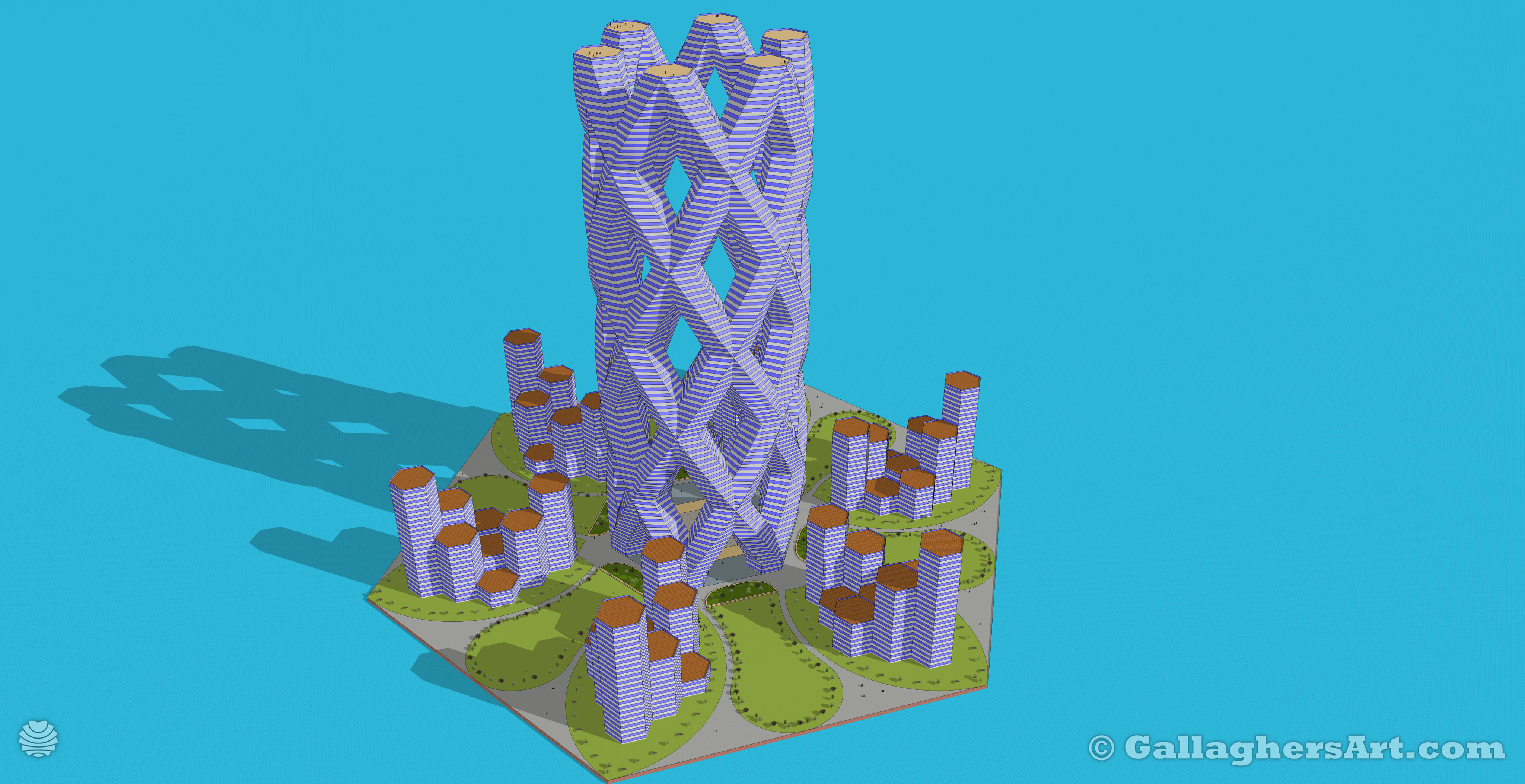 Gallaghersart fhmfh003 s15 4k from Bunch of Skyscrapers 