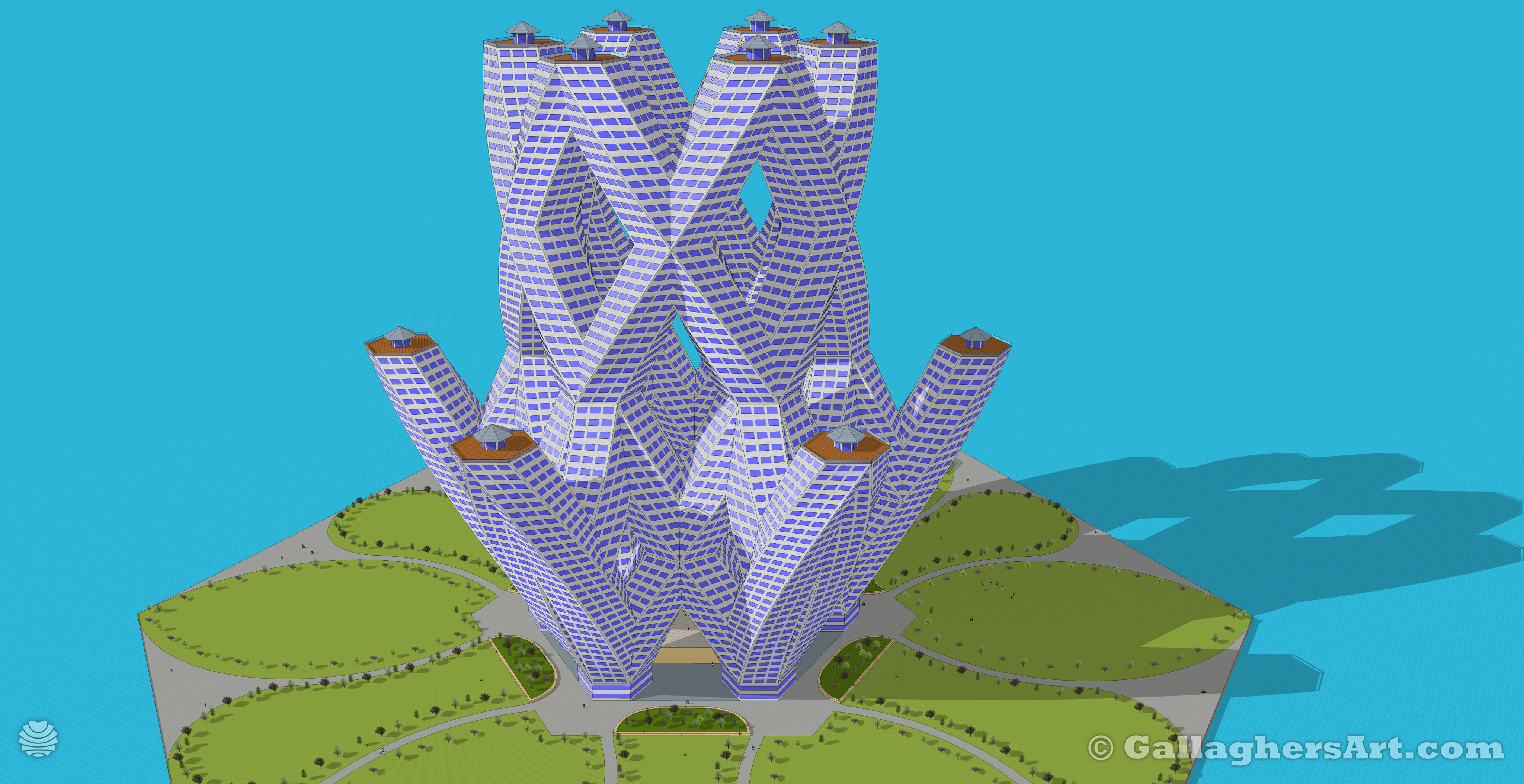 Gallaghersart gsdgbd 026 s29 4k from Bunch of Skyscrapers 