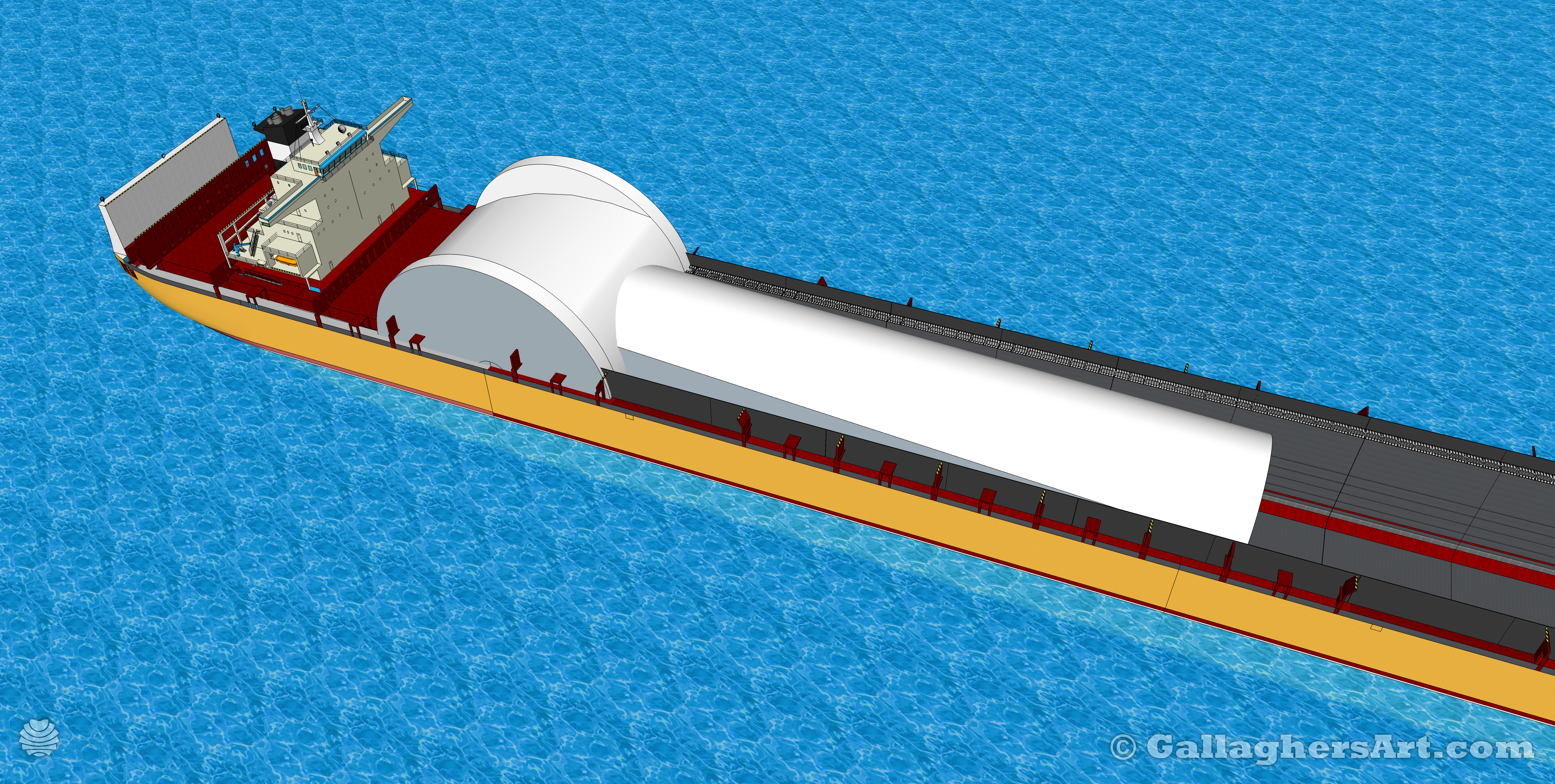 Gallaghersart tele 004 s1 from Large Oceanic Mobile Telescope  - Ship during movement