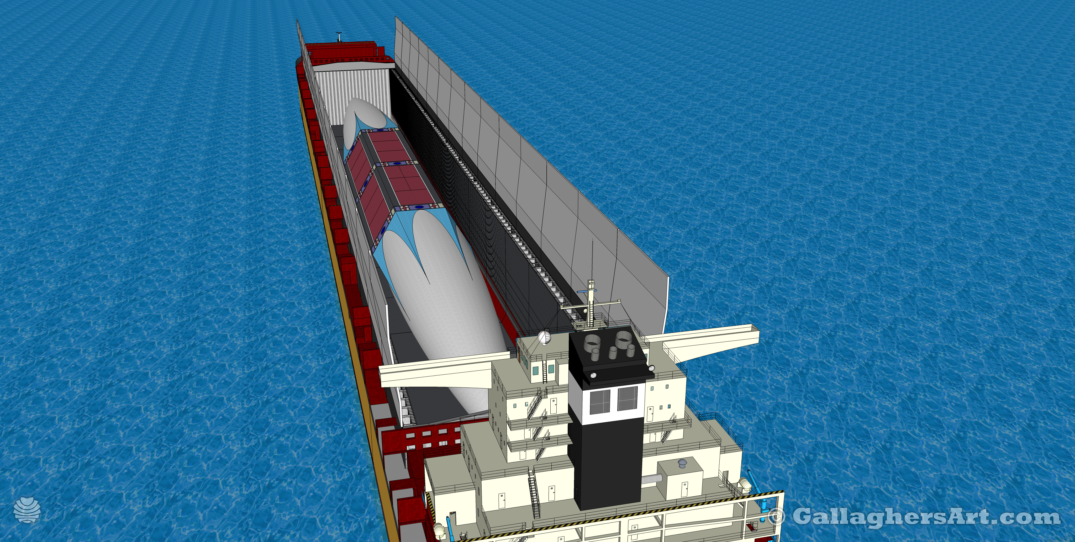 Gallaghersart ship 010 s4 from Space Launch Dropper 