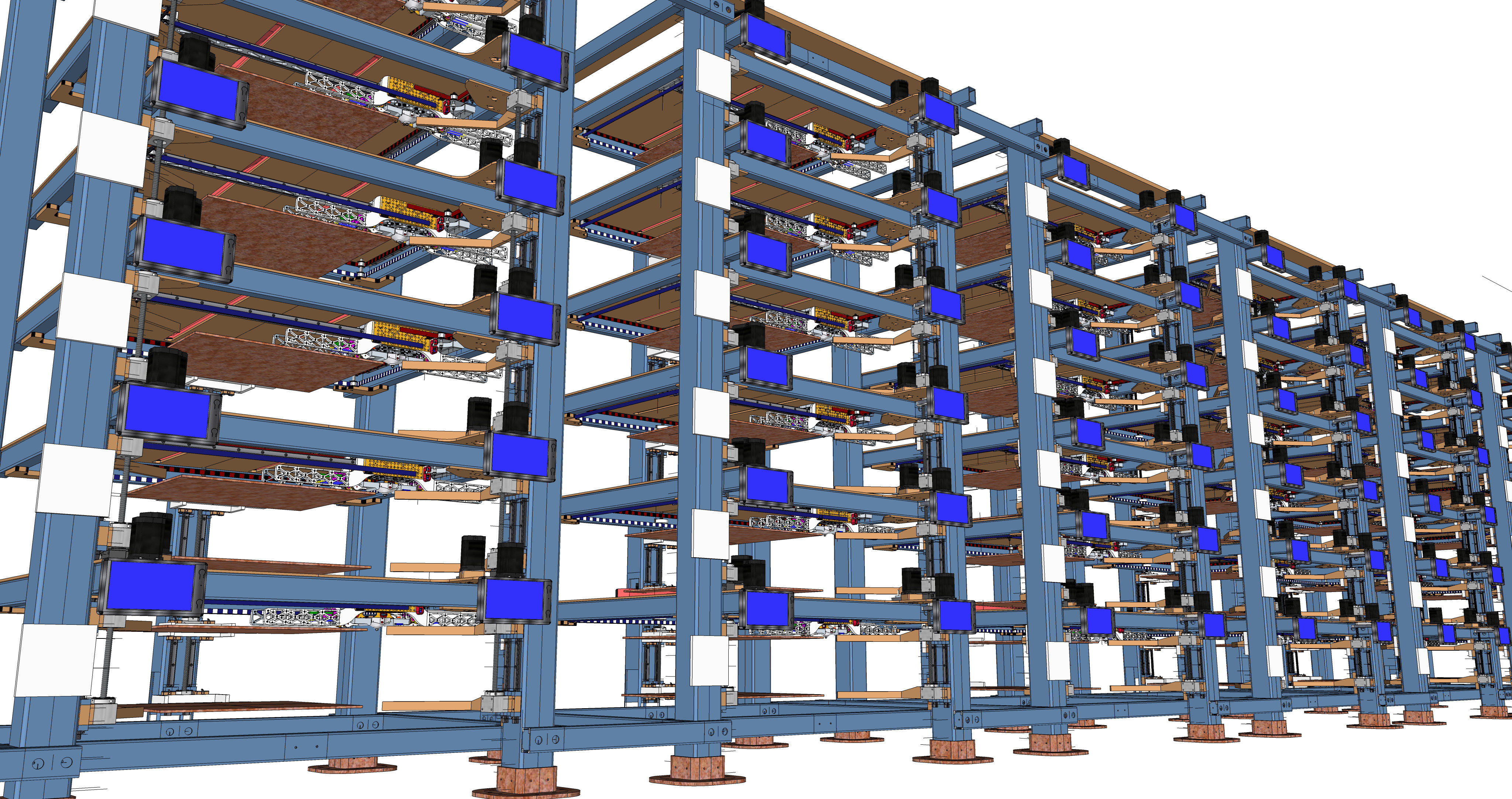 Gallaghersart mjg bt a045 050 101 82pload from My 3D Printer Designs  - CoreXY Stacked Racks Ver 0.01