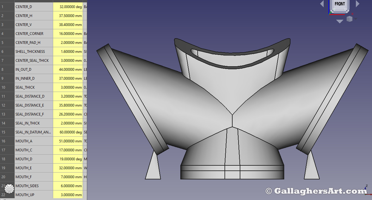 Gallaghersart air tight no seal from Mask V3 Make Them Your Own! 