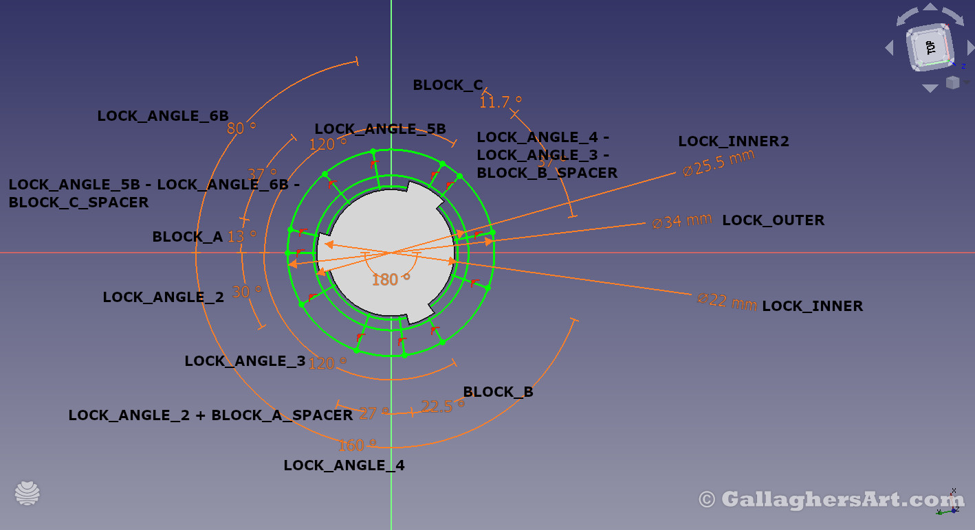 Gallaghersart lock layout from Mask V3 Make Them Your Own! 