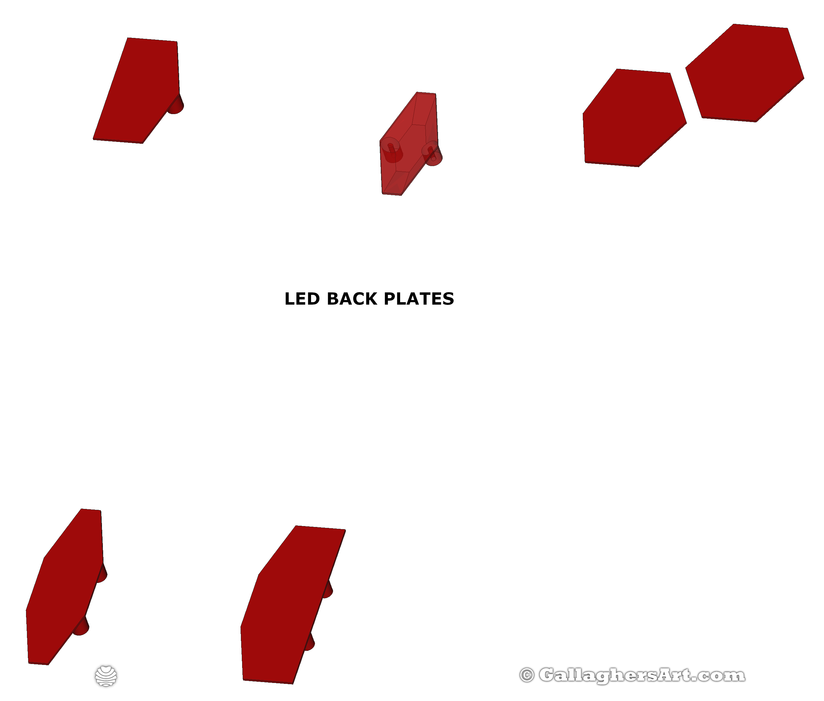Mf 547 led backs sm from Display for your LEGO MINFIG or other Collectibles 2023 