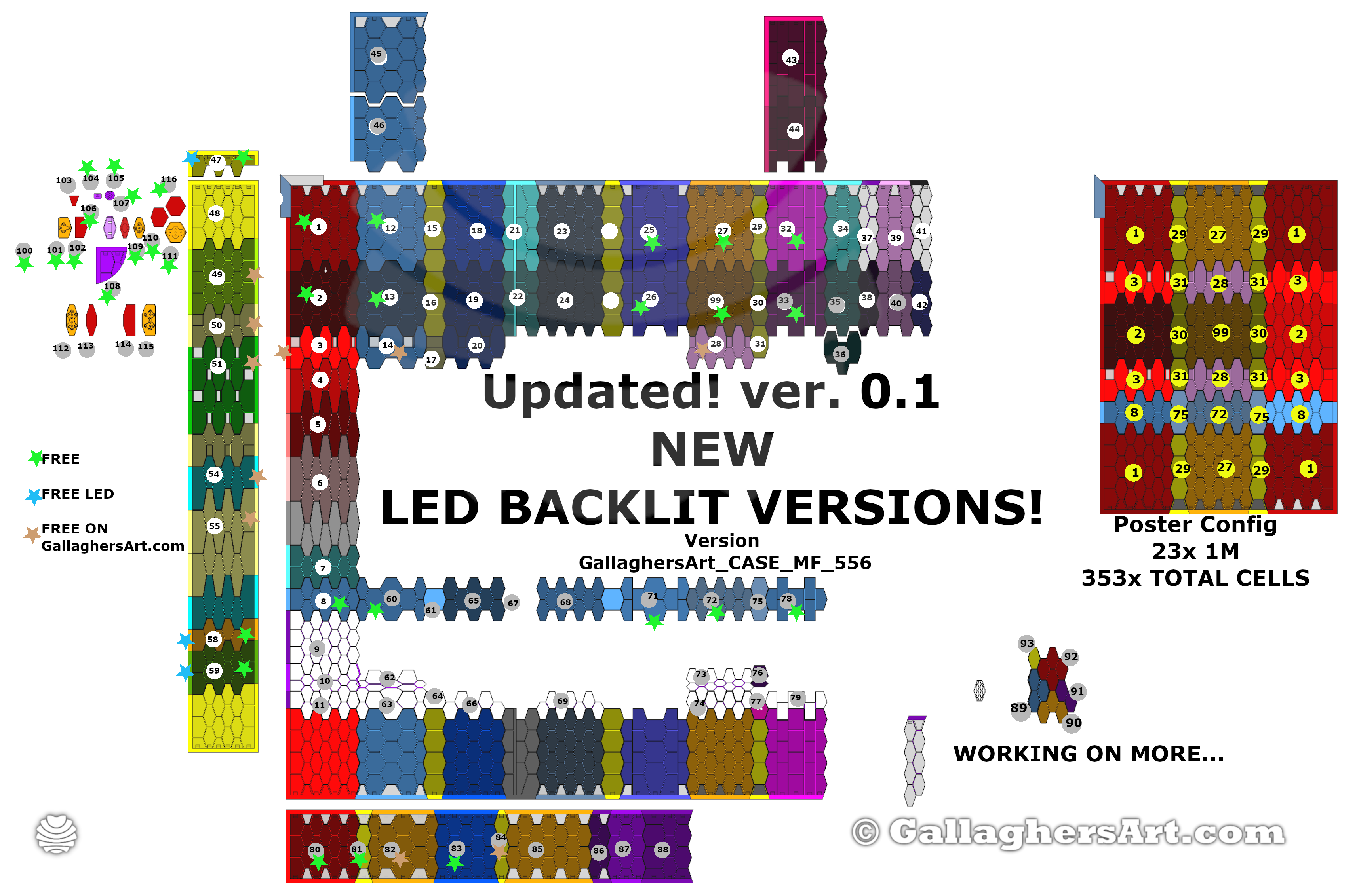 Mf 556 sm from Display for your LEGO MINFIG or other Collectibles 2023 