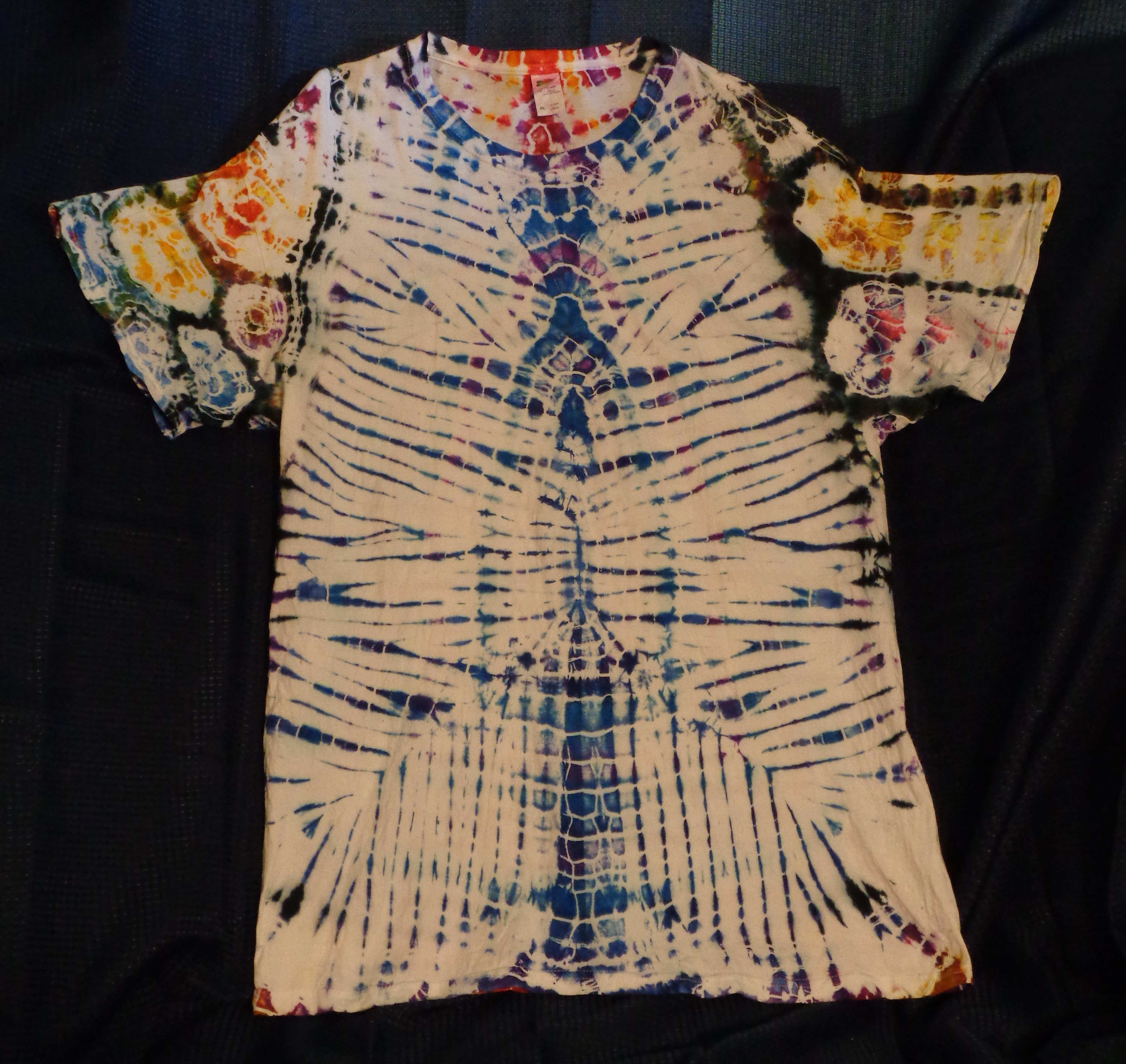 Dsc05792 from Tie Dye July 2024  - 17 XL F1. Front. Front, Back, and Sides are Unique