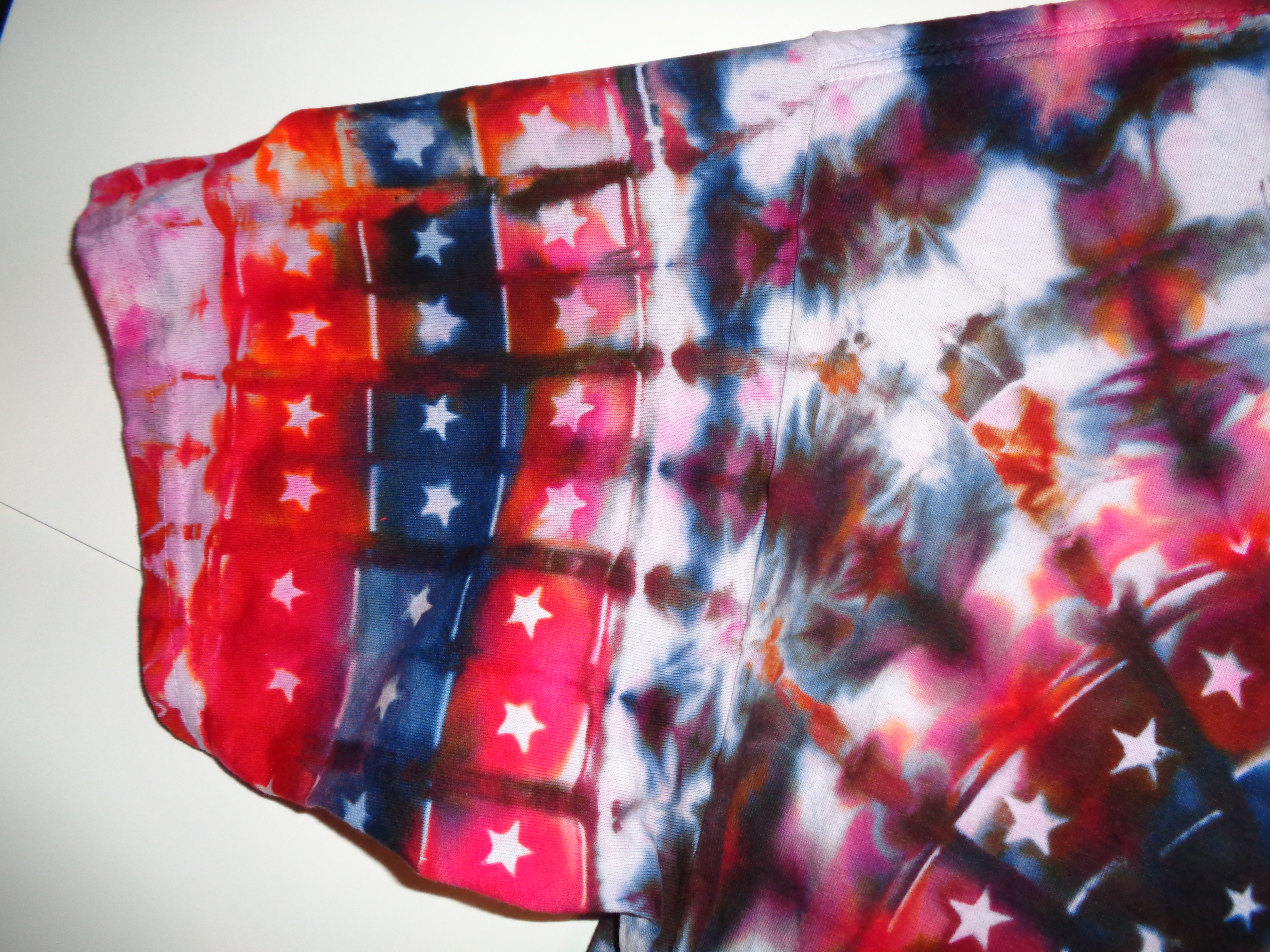 Gallaghersart dsc06727 from Tie Dyenied #50 XXL Stars v2 50x3, Stars v2 on Arms Tie Dye Gildan Ultra Cotton 6.1oz, PFD 
