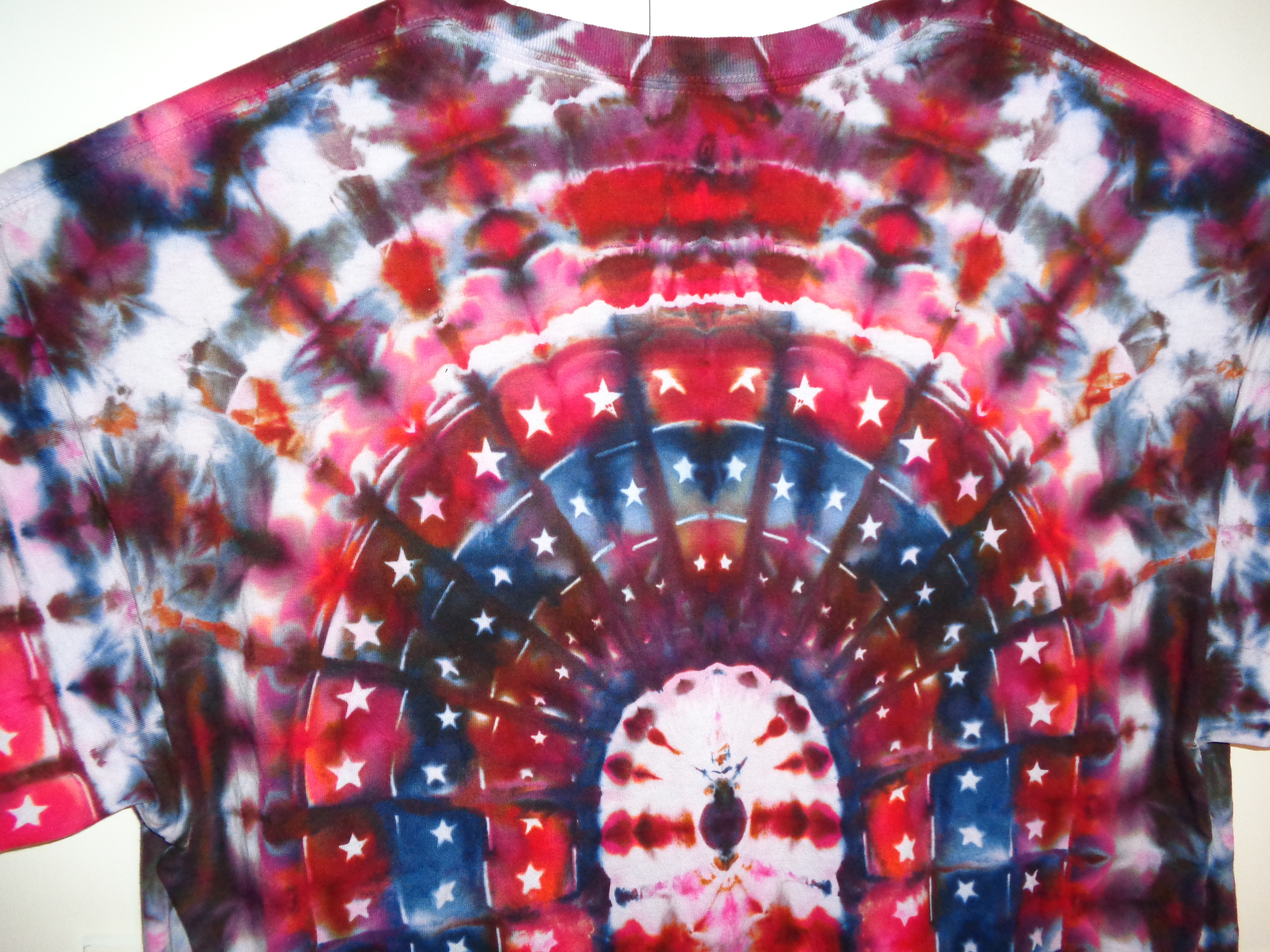 Gallaghersart dsc06728 from Tie Dyenied #50 XXL Stars v2 50x3, Stars v2 on Arms Tie Dye Gildan Ultra Cotton 6.1oz, PFD 